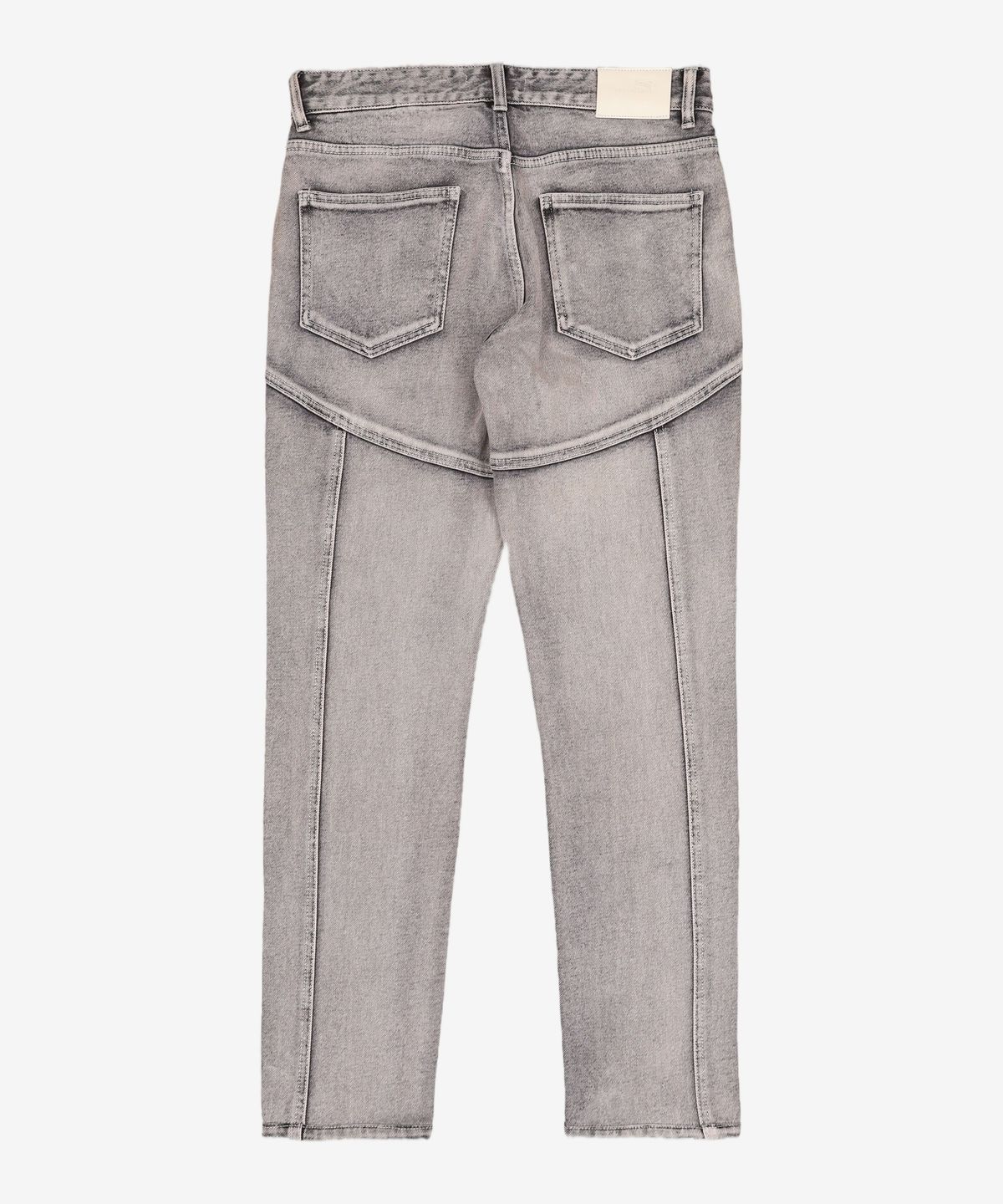 메종미네드(MAISON MINED) TURN OVER DENIM PANTS WHITE 48