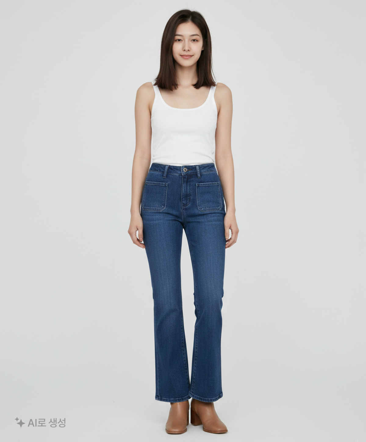 미쏘(MIXXO) 청/데님 팬츠 28