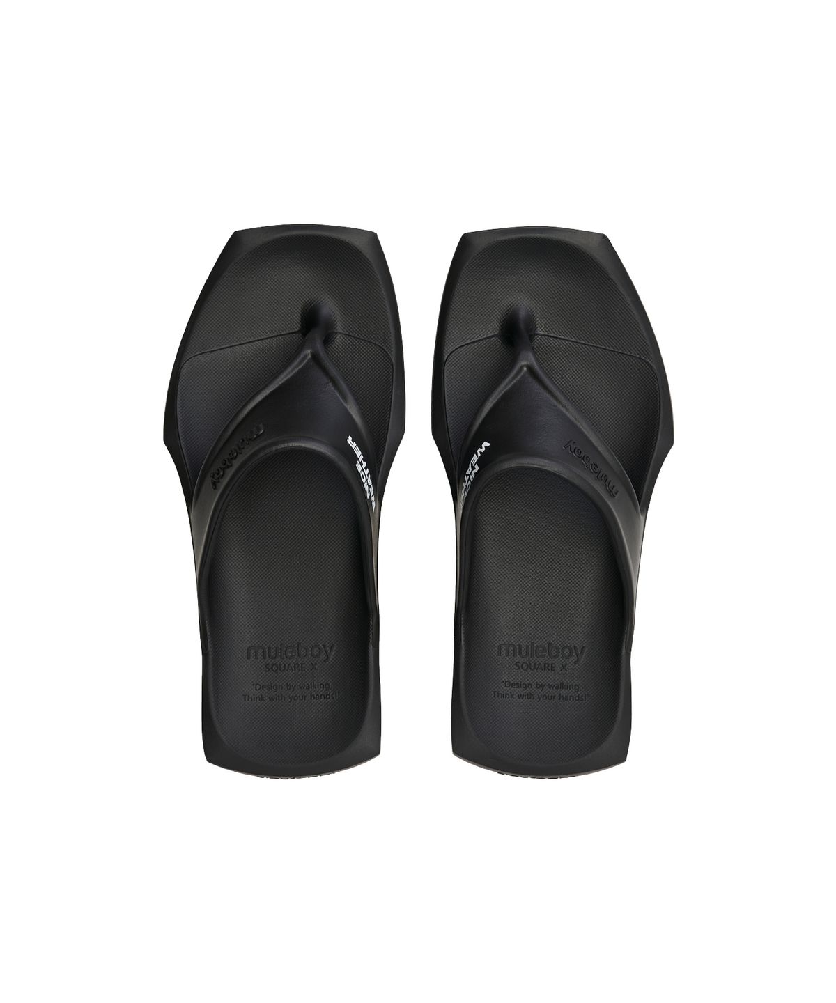 뮬보이(MULEBOY) X 나이스웨더 스퀘어 엑스 블랙(BLACK)