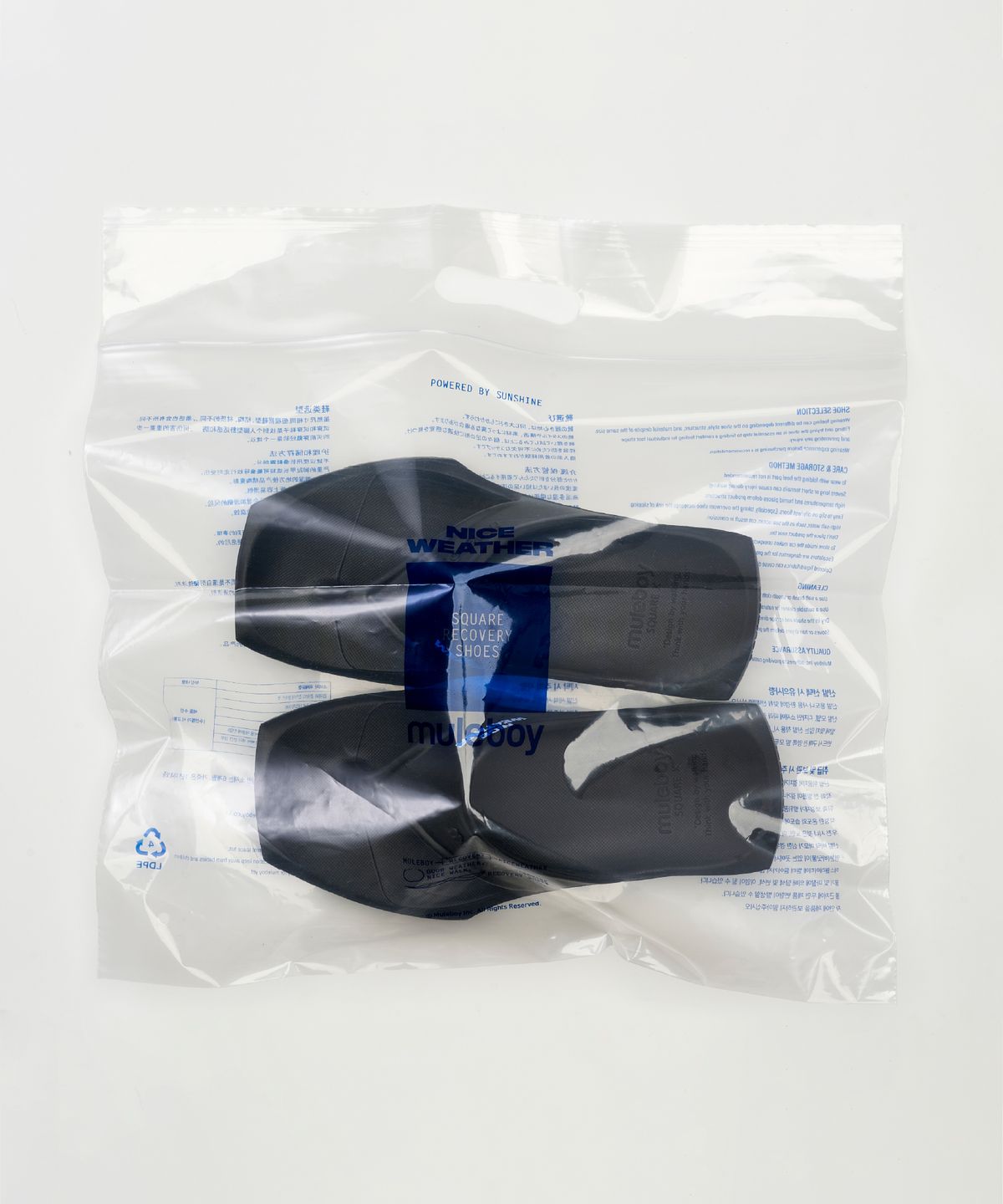 뮬보이(MULEBOY) X 나이스웨더 스퀘어 엑스 블랙(BLACK)