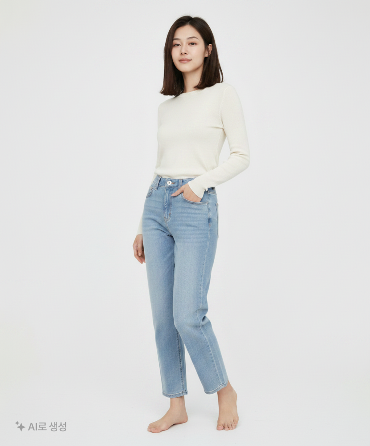 탑텐(TOPTEN) 청/데님 팬츠 26