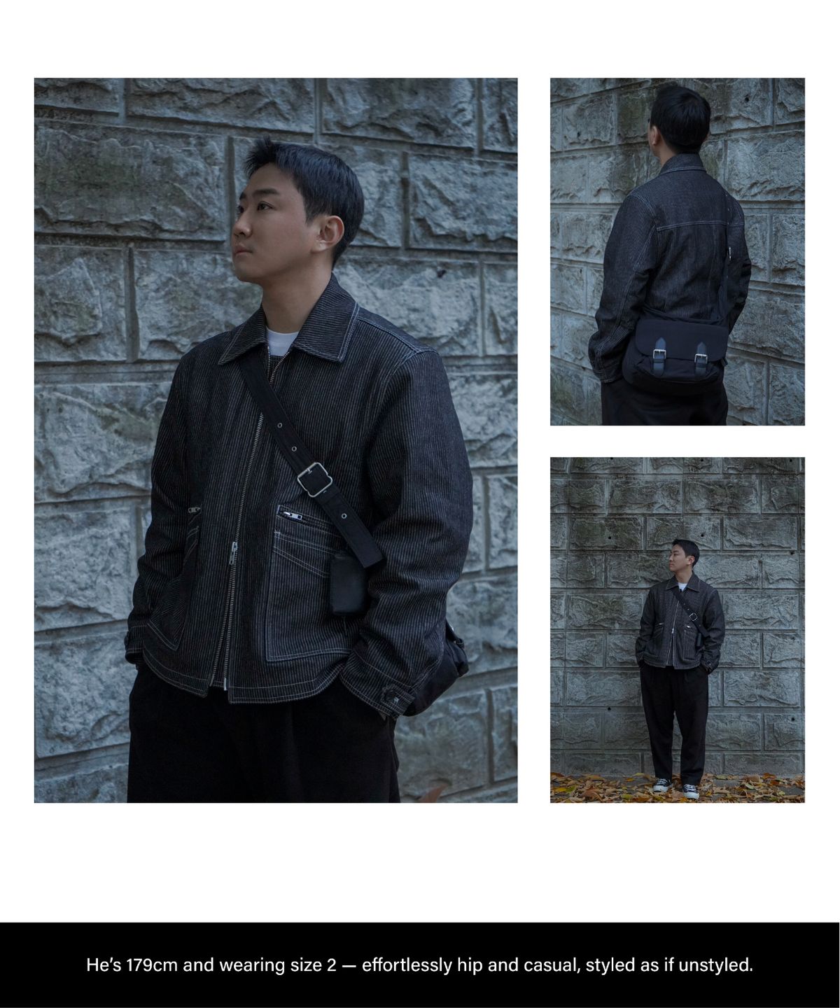른넷(LEUNNET) 센노히카리 데님 자켓 (Sen no Hikari Denim Jacket) / Black