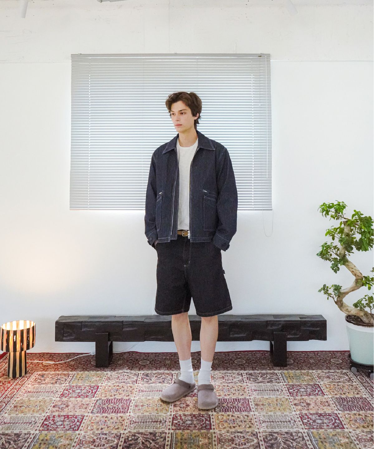 른넷(LEUNNET) 센노히카리 데님 자켓(Sen no Hikari Denim Jacket) / Bule
