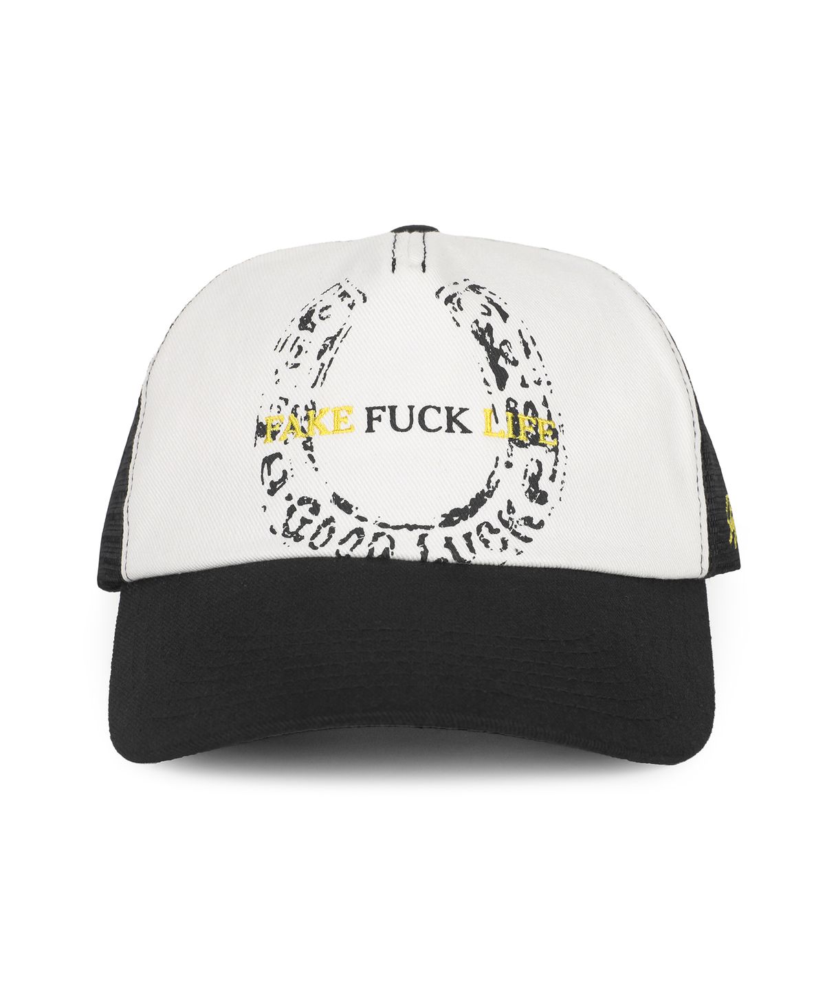 언노운컴노멀(UNKNOWNCOMENORMAL) FFL Mesh Trucker Cap [WHITE]