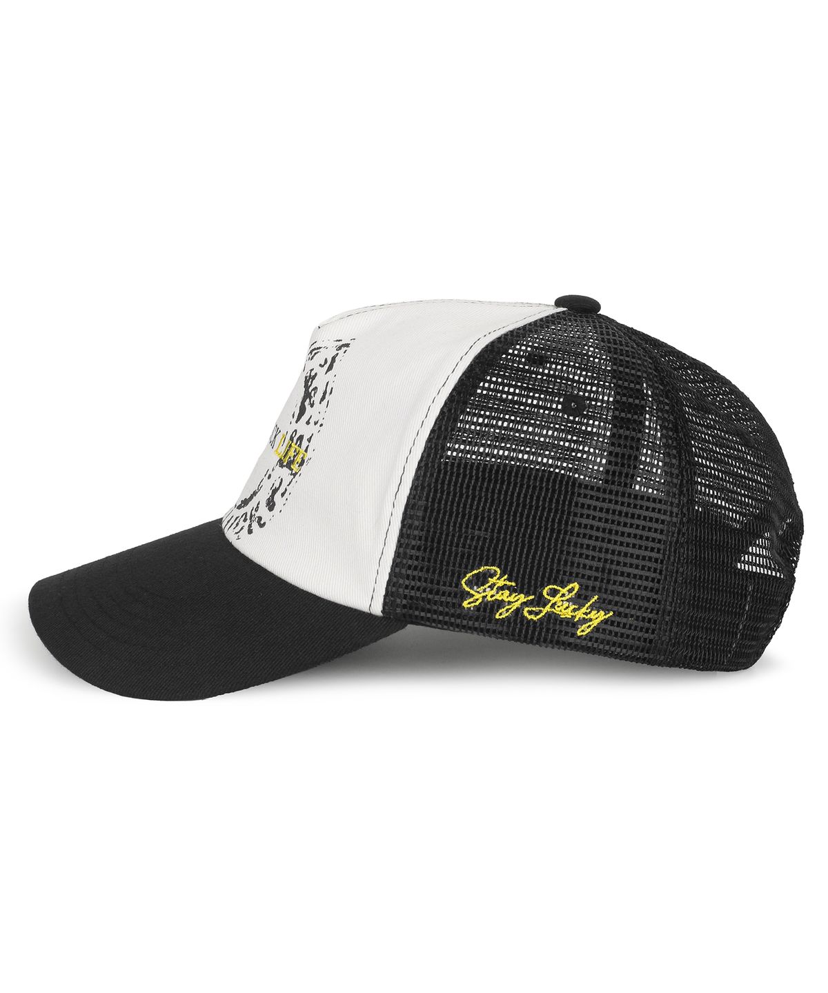 언노운컴노멀(UNKNOWNCOMENORMAL) FFL Mesh Trucker Cap [WHITE]