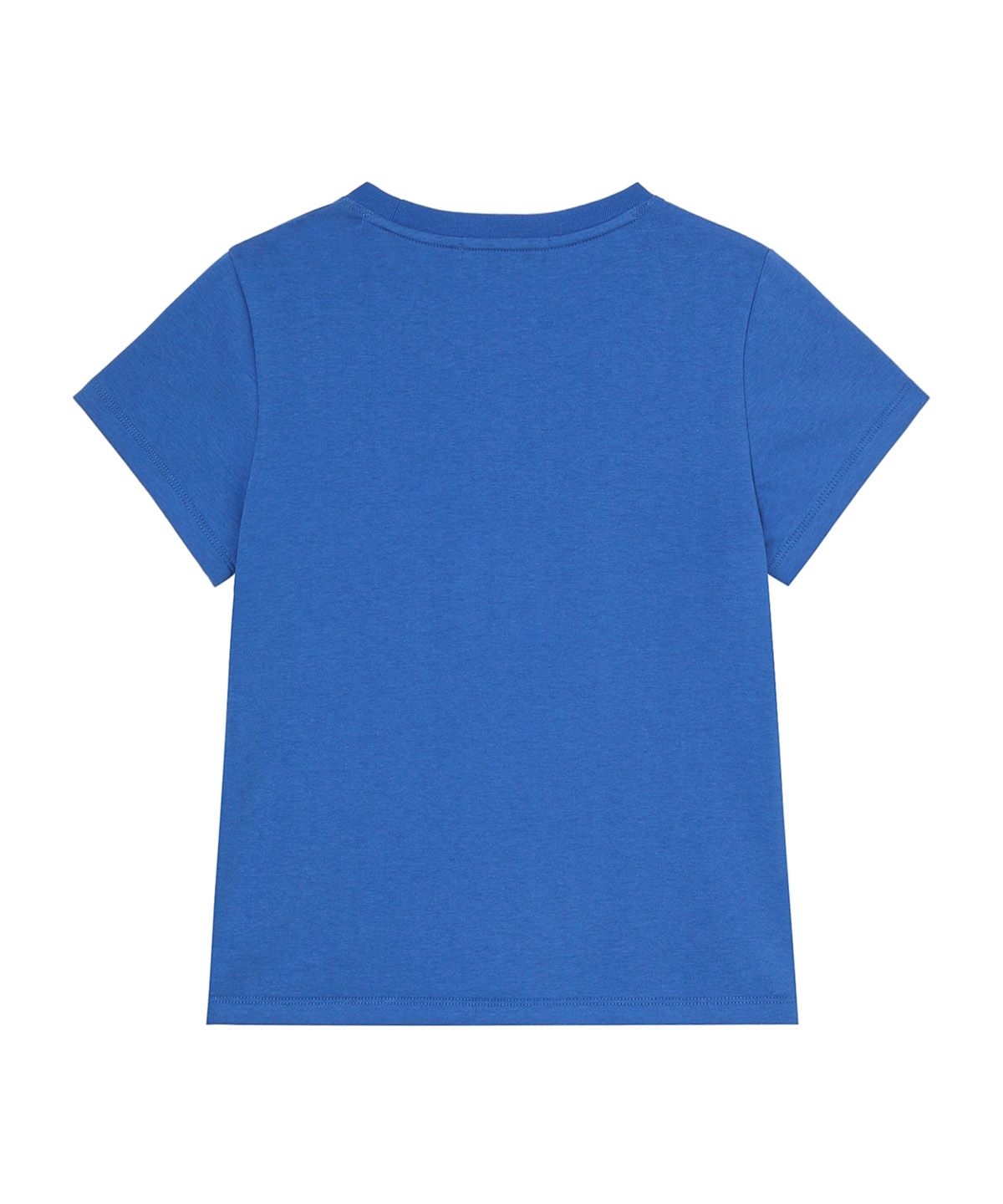 다이닛(DEINET) ROSE TYPO GRAPHIC T-SHIRT IN BLUE