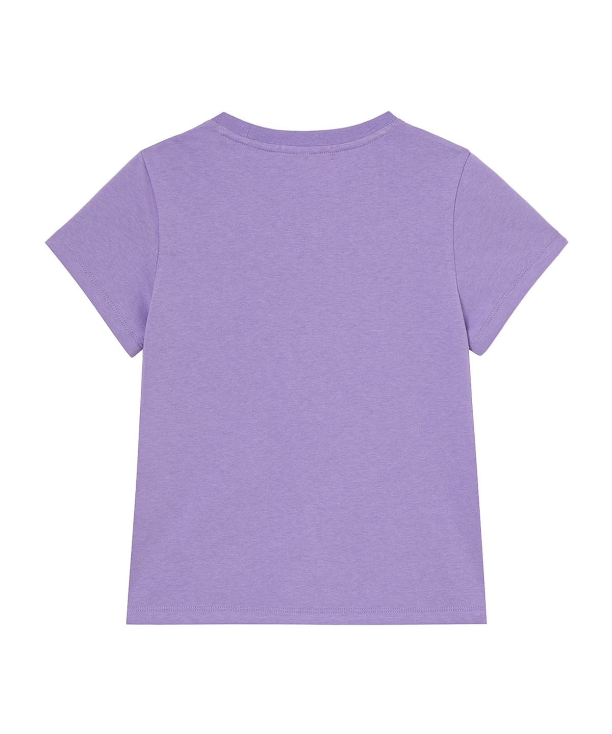 다이닛(DEINET) ROSE TYPO GRAPHIC T-SHIRT IN LIGHT PURPLE