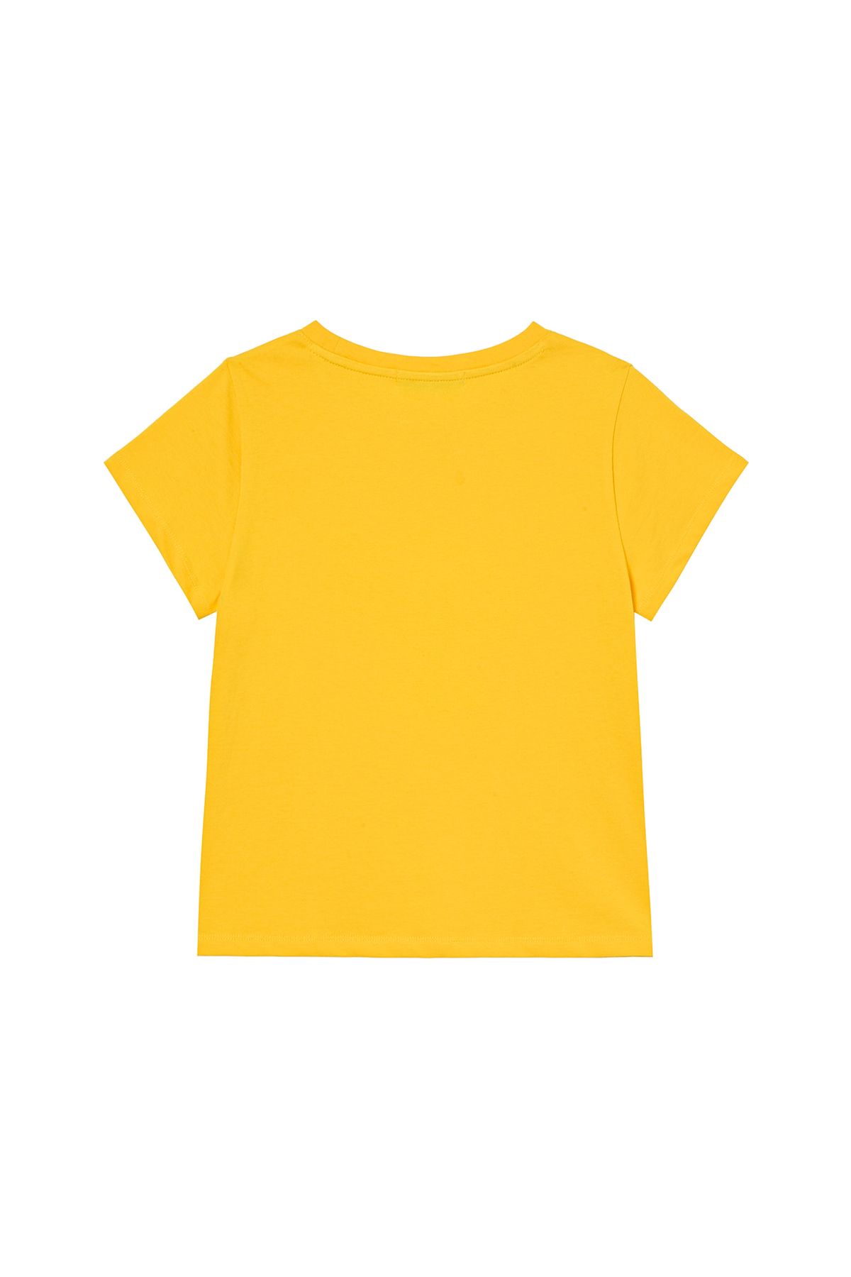 다이닛(DEINET) DESSERT GRAPHIC T-SHIRT IN YELLOW