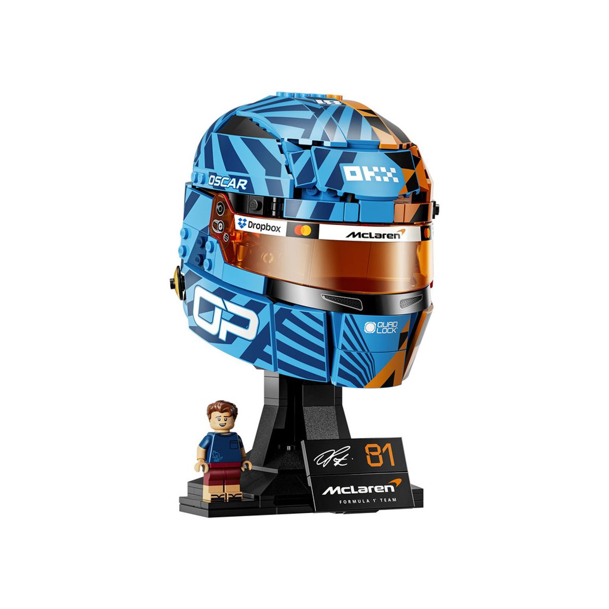 레고(LEGO) 레고 에디션 43017 McLaren Mastercard F1® Team 오스카 피아스트리 헬멧 [레고공식]