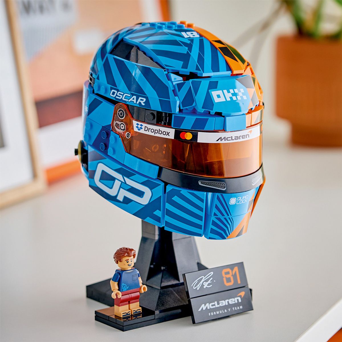 레고(LEGO) 레고 에디션 43017 McLaren Mastercard F1® Team 오스카 피아스트리 헬멧 [레고공식]