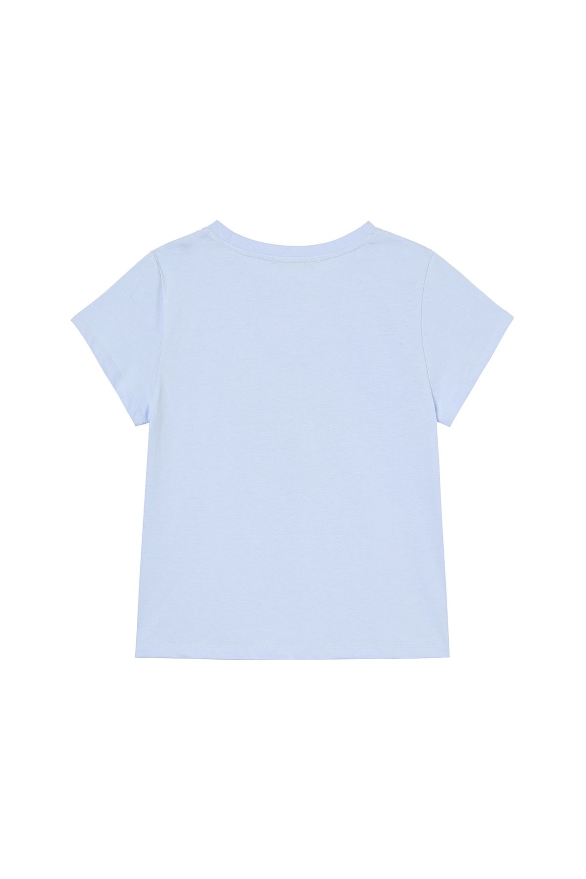 다이닛(DEINET) DESSERT GRAPHIC T-SHIRT IN LIGHT BLUE