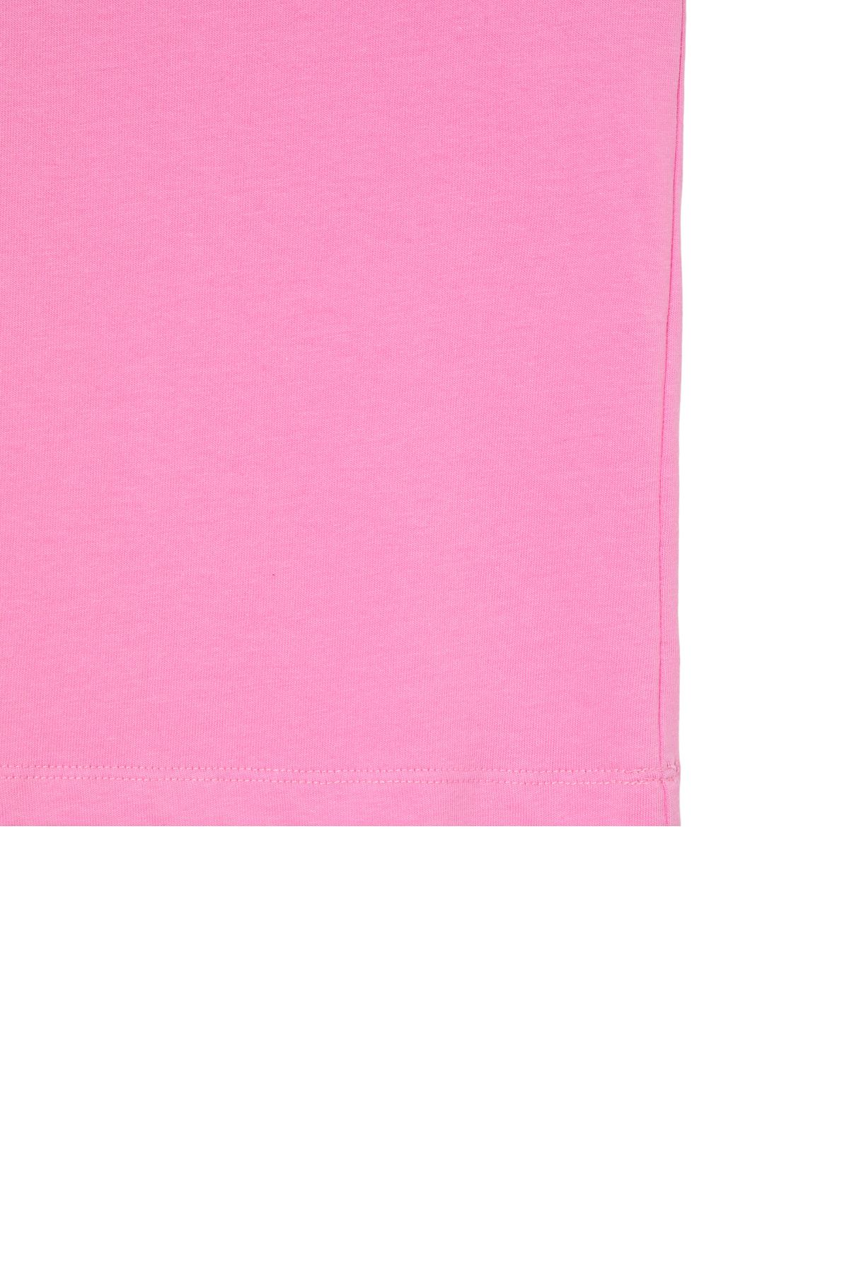 다이닛(DEINET) POP COLOR T-SHIRT IN PINK