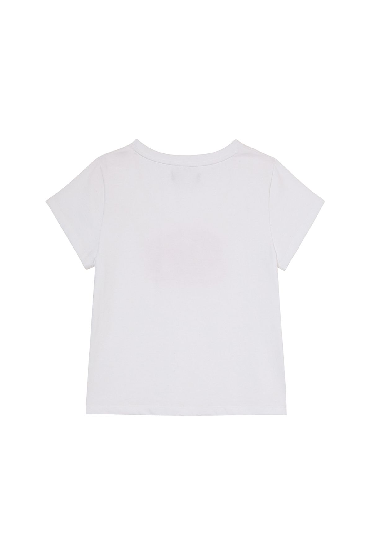 다이닛(DEINET) POP COLOR T-SHIRT IN WHITE