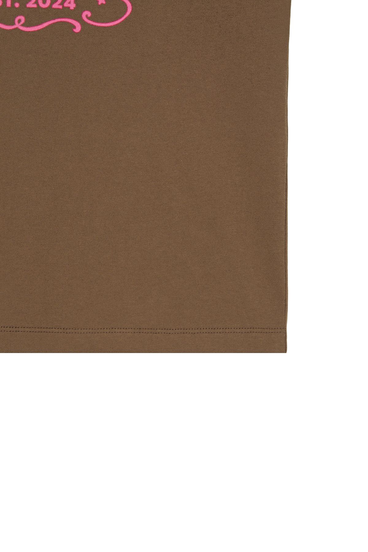 다이닛(DEINET) POP COLOR T-SHIRT IN BROWN