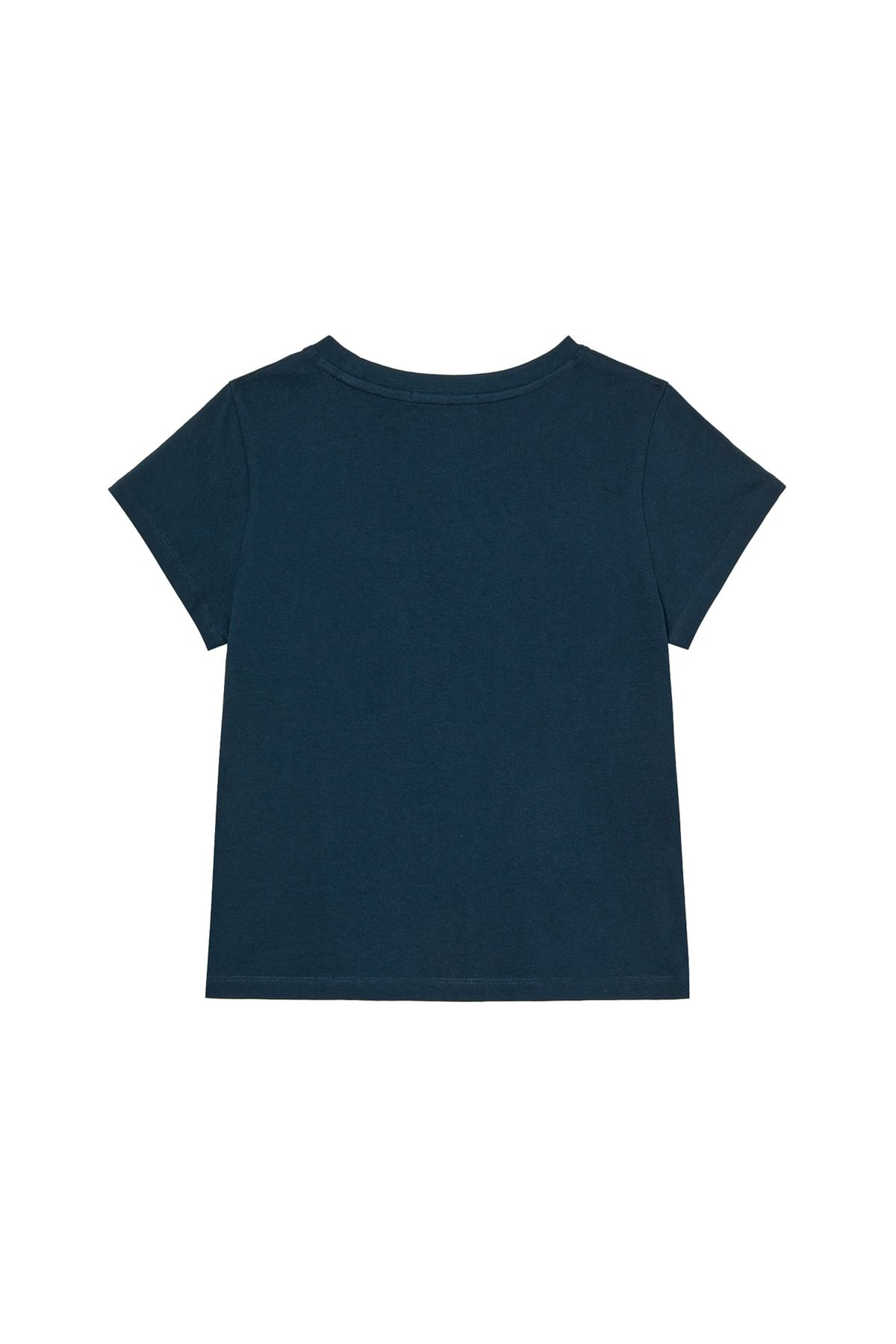다이닛(DEINET) POP COLOR T-SHIRT IN NAVY