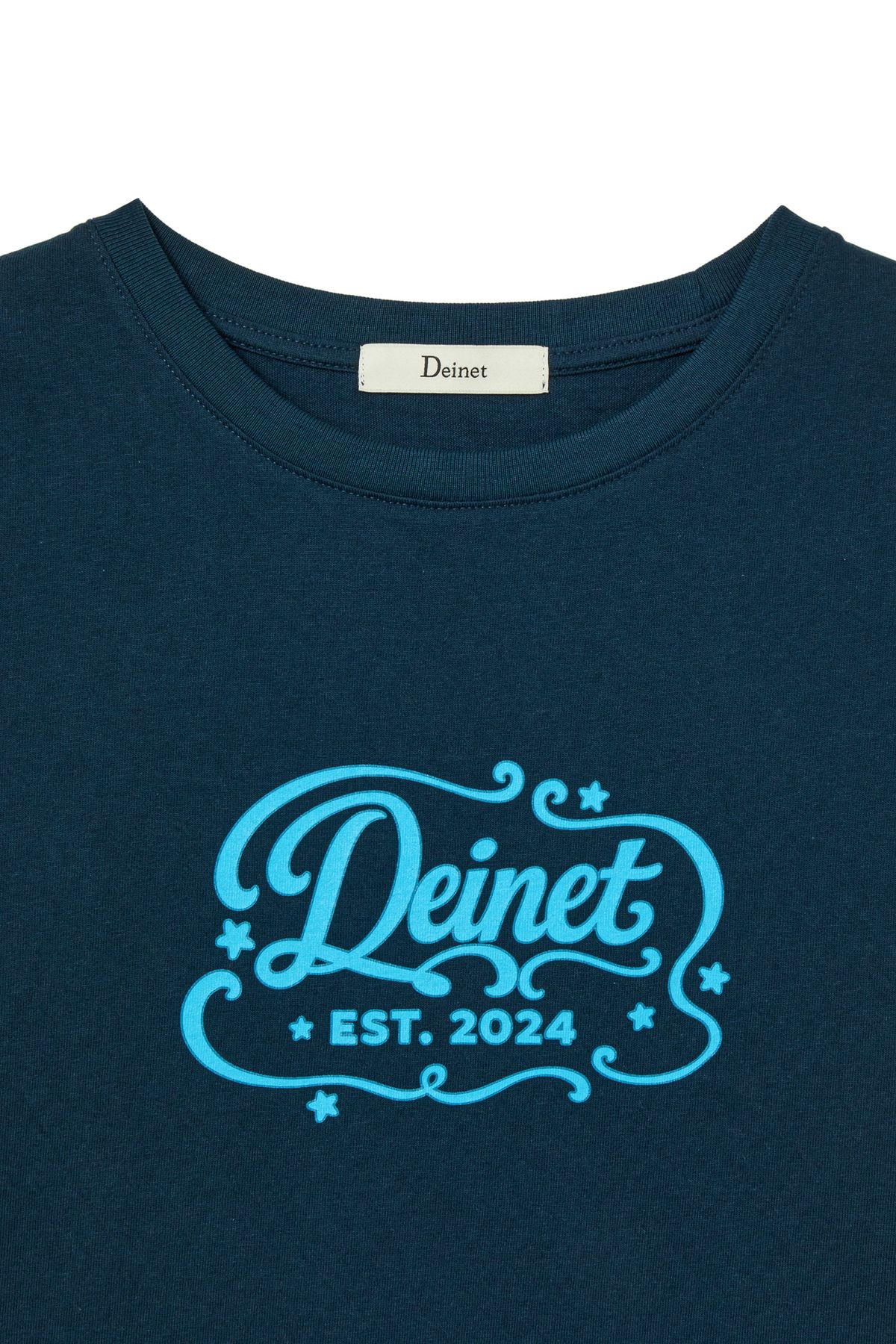 다이닛(DEINET) POP COLOR T-SHIRT IN NAVY