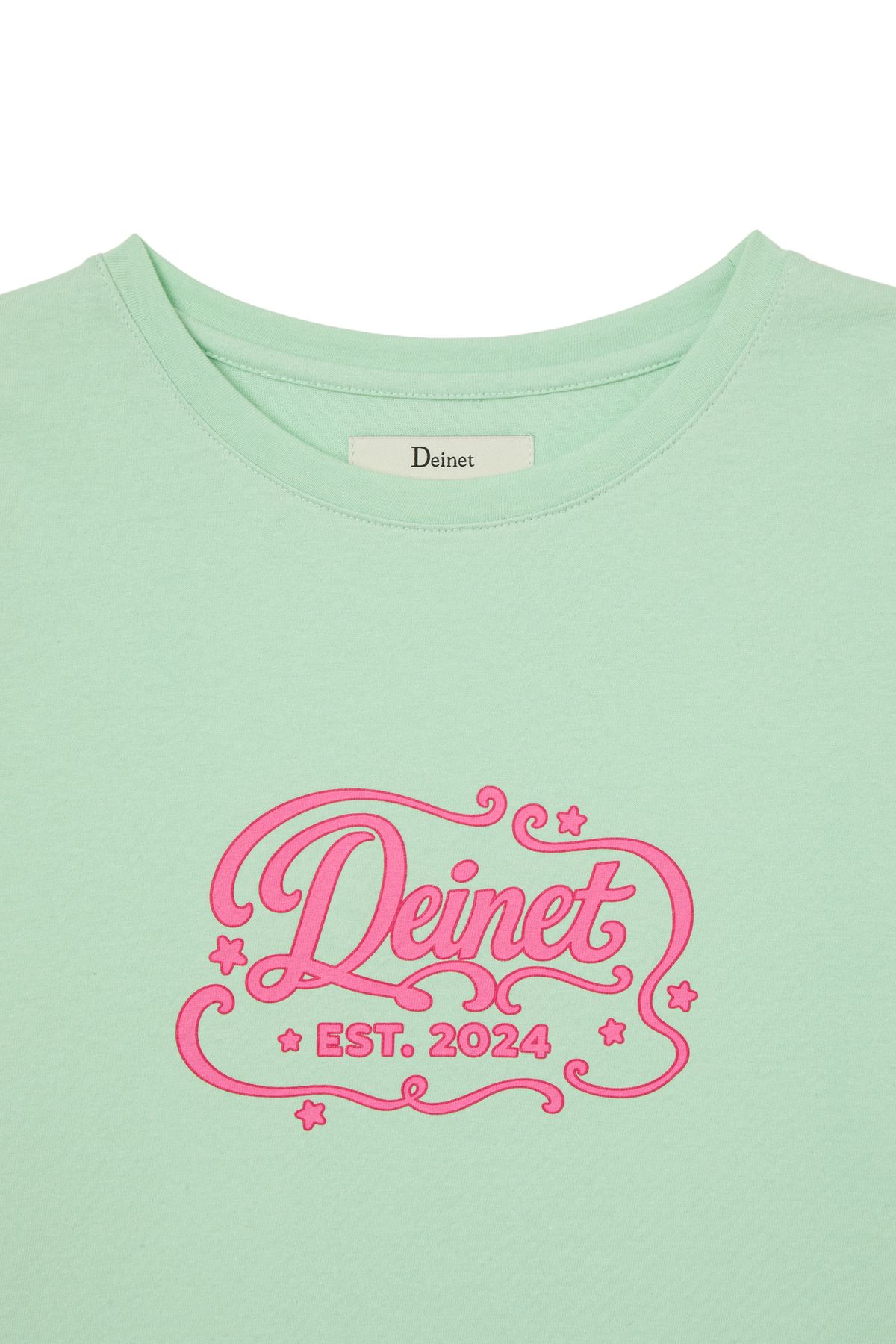 다이닛(DEINET) POP COLOR T-SHIRT IN MINT