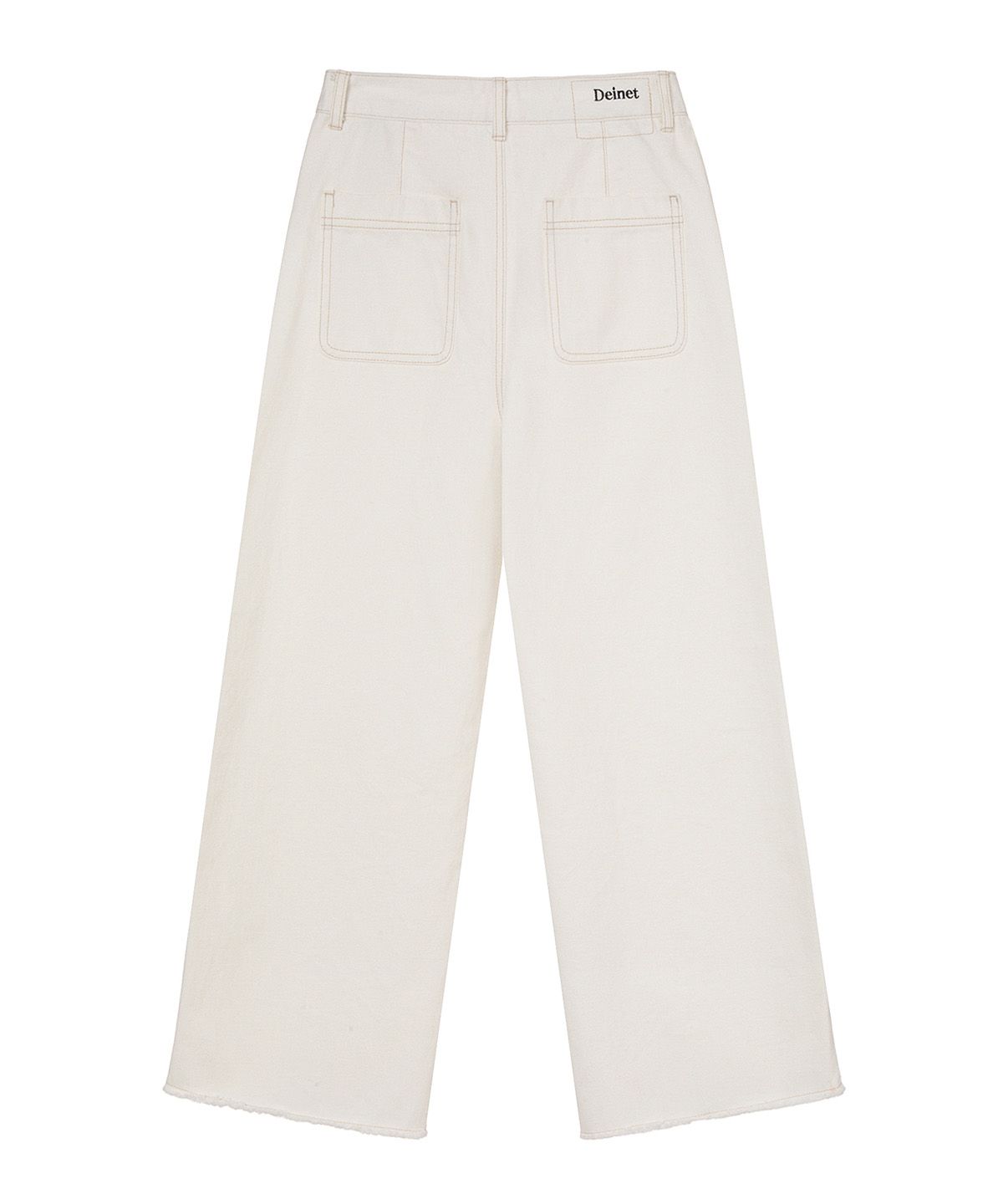 다이닛(DEINET) WIDE DENIM PANTS IN WHITE