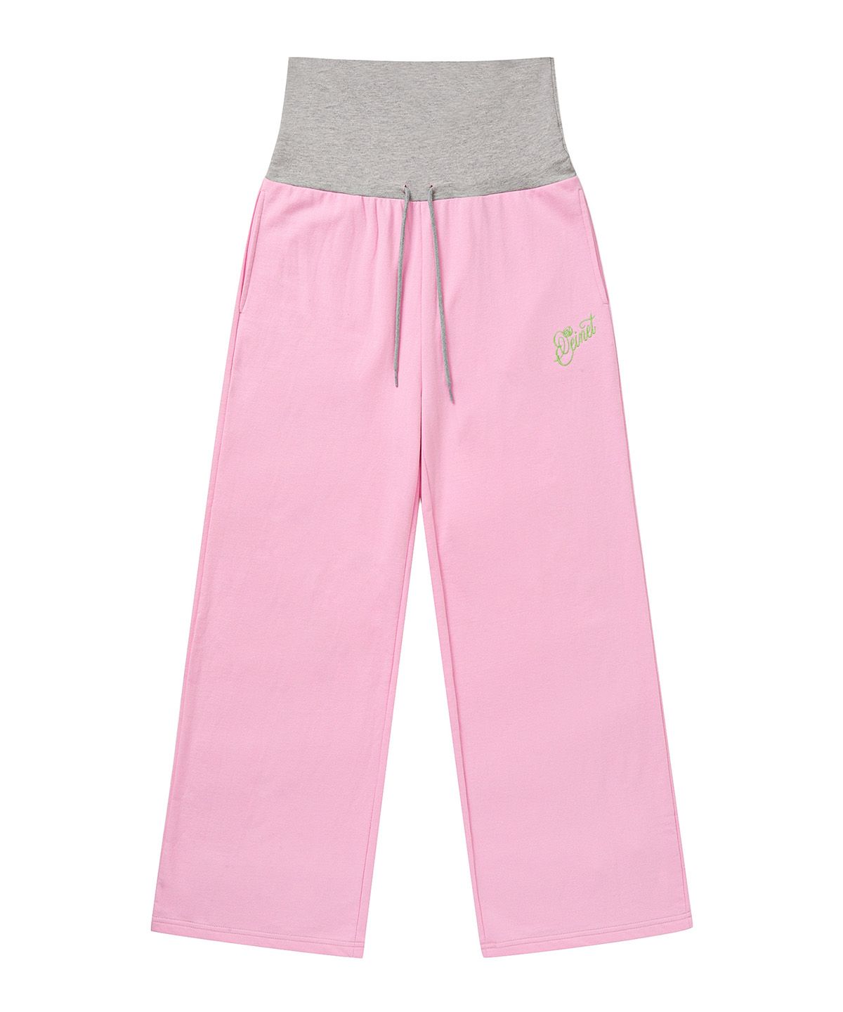 다이닛(DEINET) ROSE DOUBLE SWEAT PANTS IN LIGHT PINK