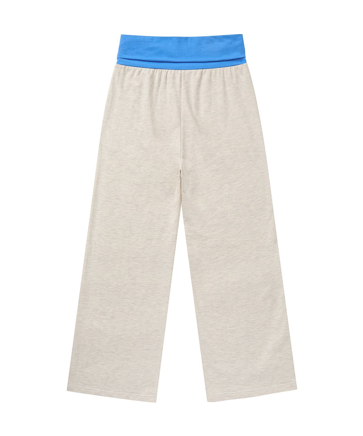 다이닛(DEINET) ROSE DOUBLE SWEAT PANTS IN MELANGE WHITE