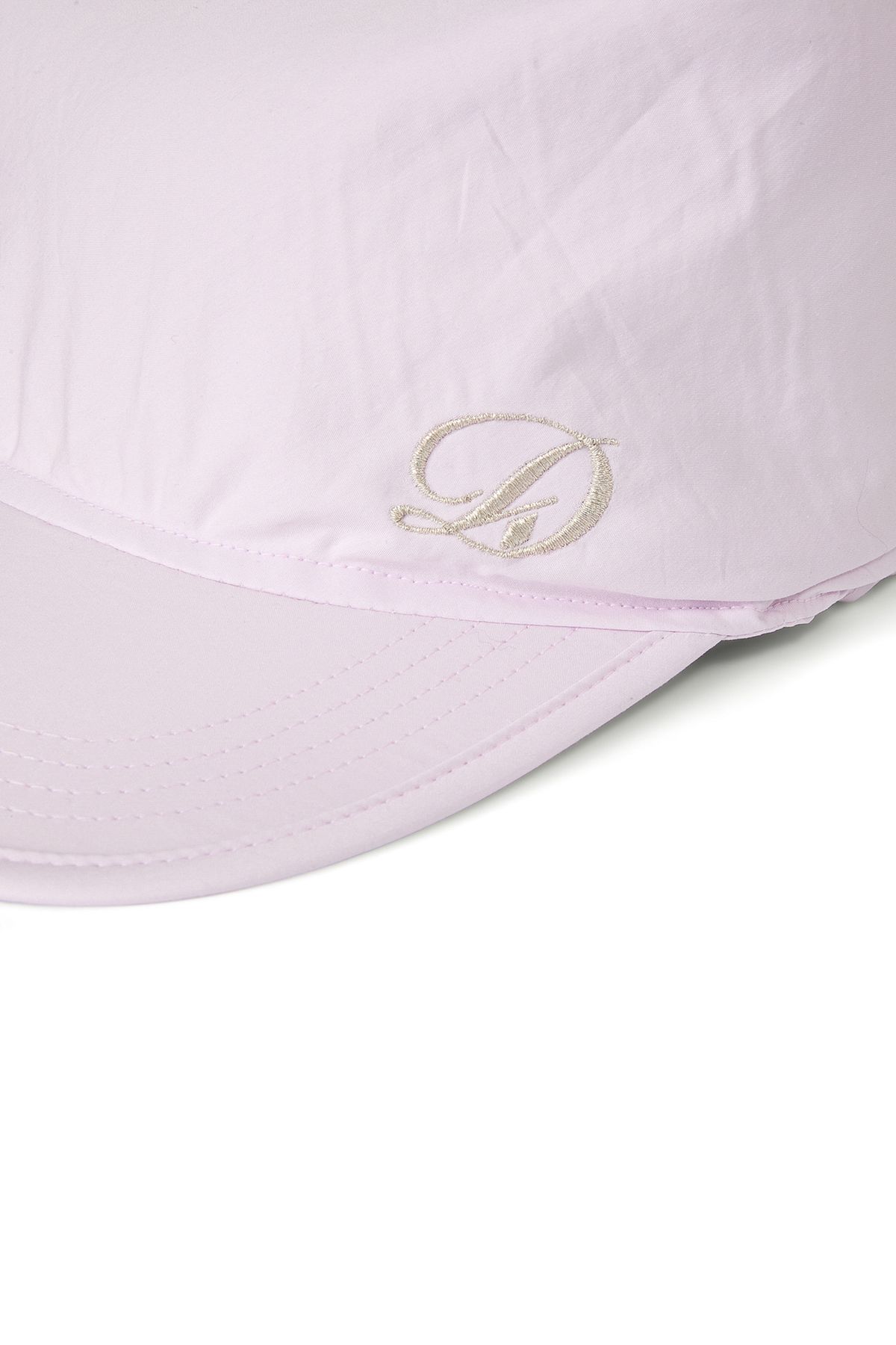 다이닛(DEINET) SCARF LOGO BALL CAP IN LIGHT PINK