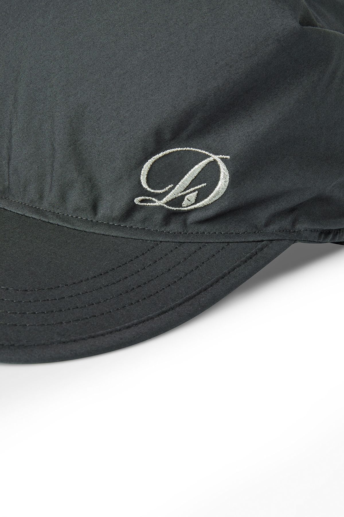 다이닛(DEINET) SCARF LOGO BALL CAP IN DARK GREY