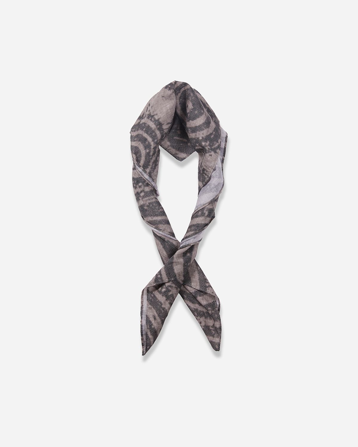 사일런트실러블(SILENTSYLLABLE) Crater bandana / Clay rose