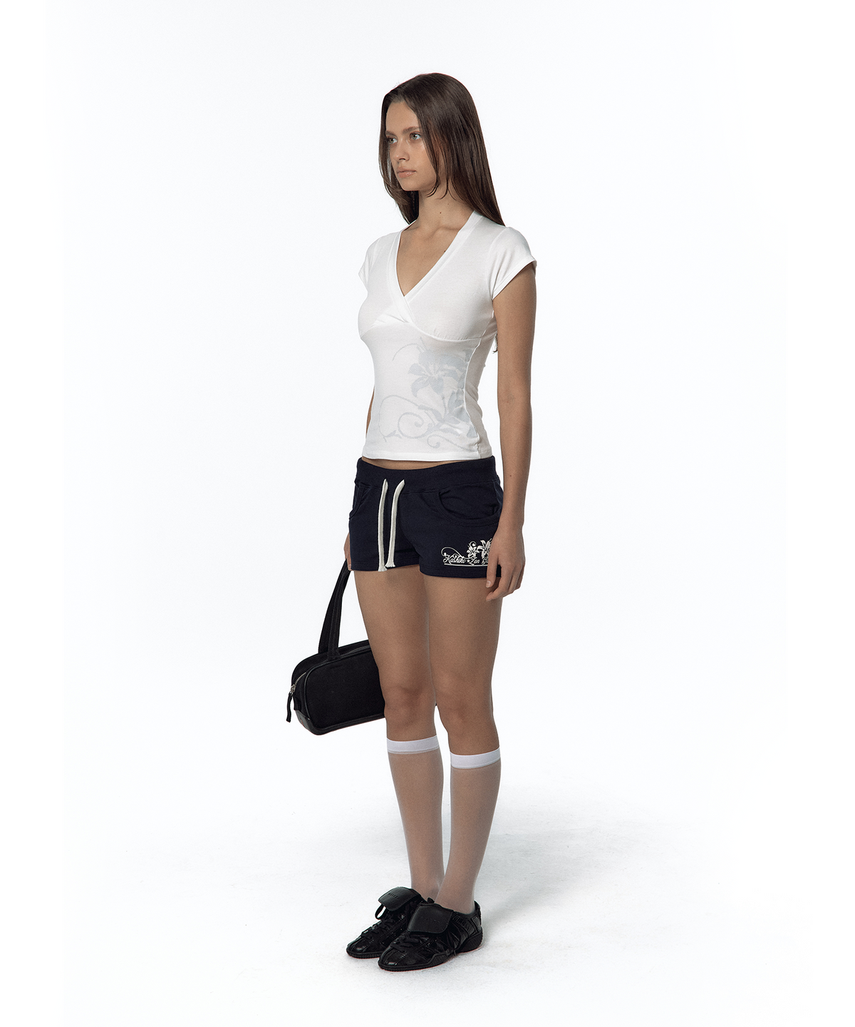 카시코(KASHIKO) Bold Low-rise Shorts Navy