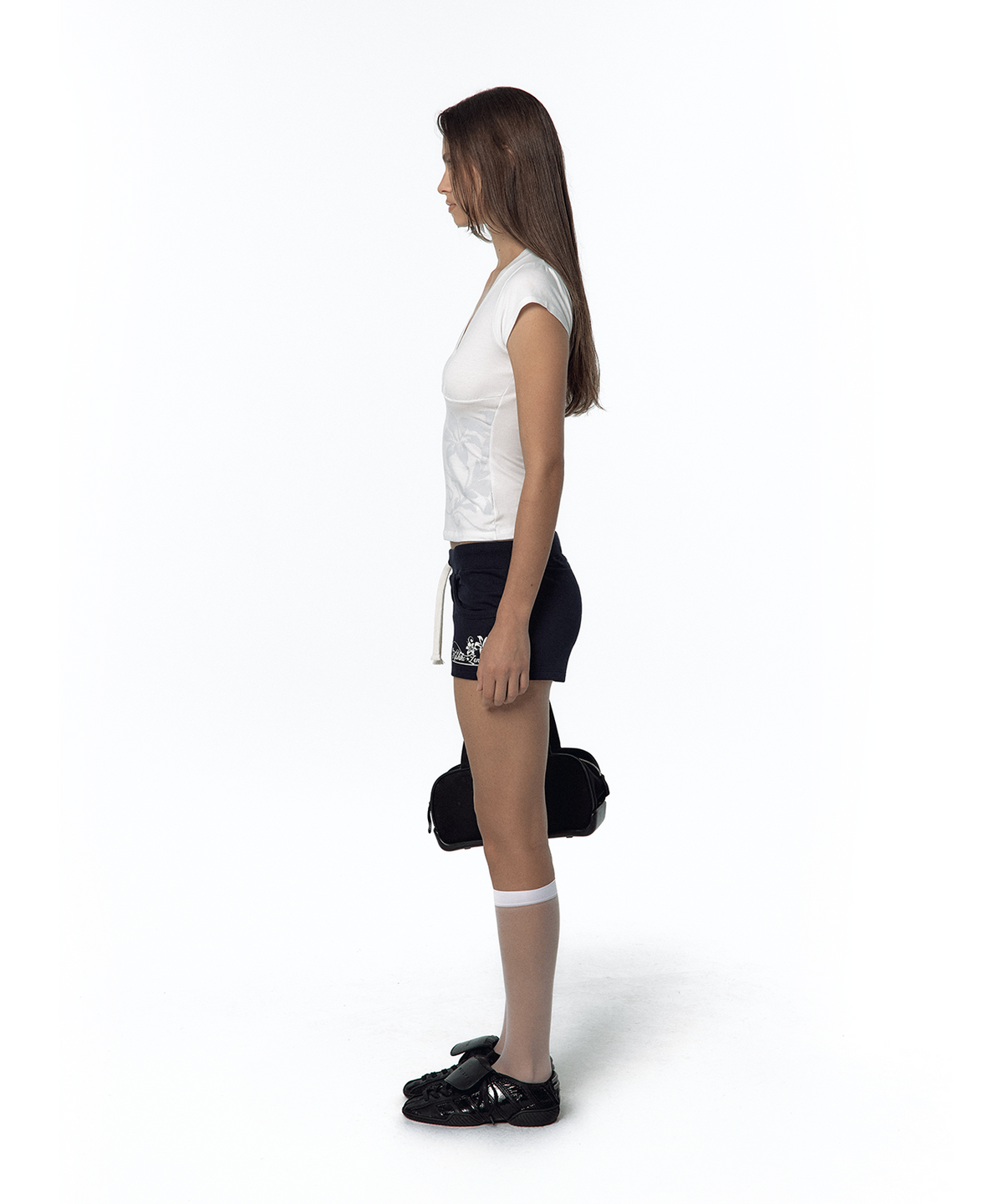 카시코(KASHIKO) Bold Low-rise Shorts Navy