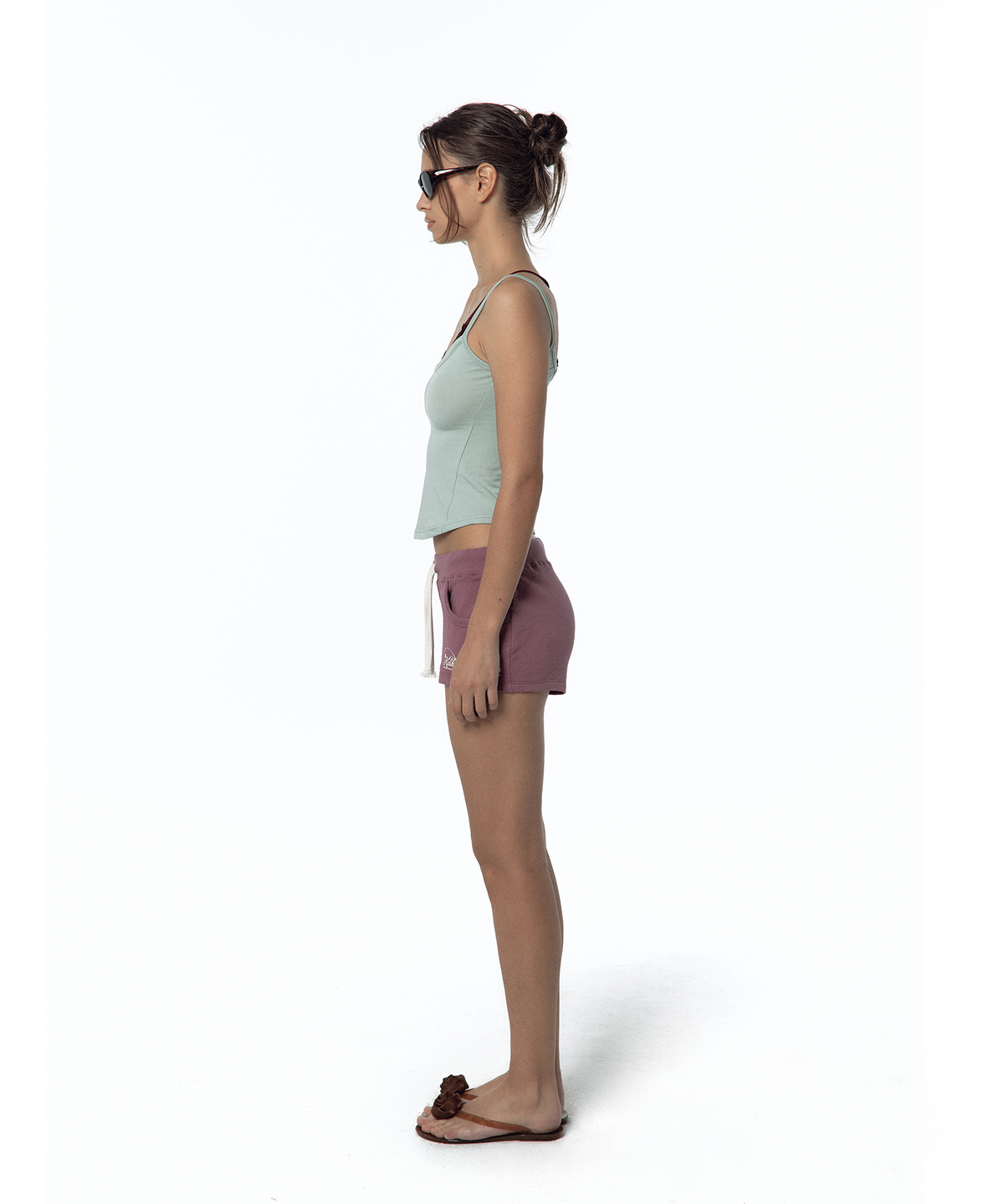 카시코(KASHIKO) Bold Low-rise Shorts Orchid