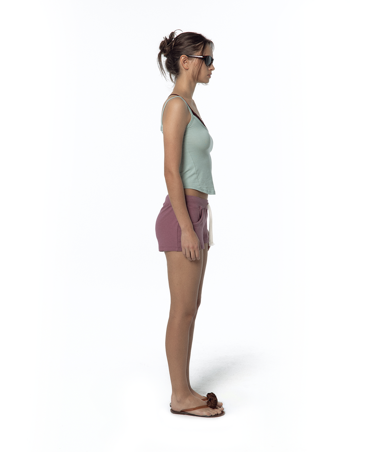카시코(KASHIKO) Bold Low-rise Shorts Orchid