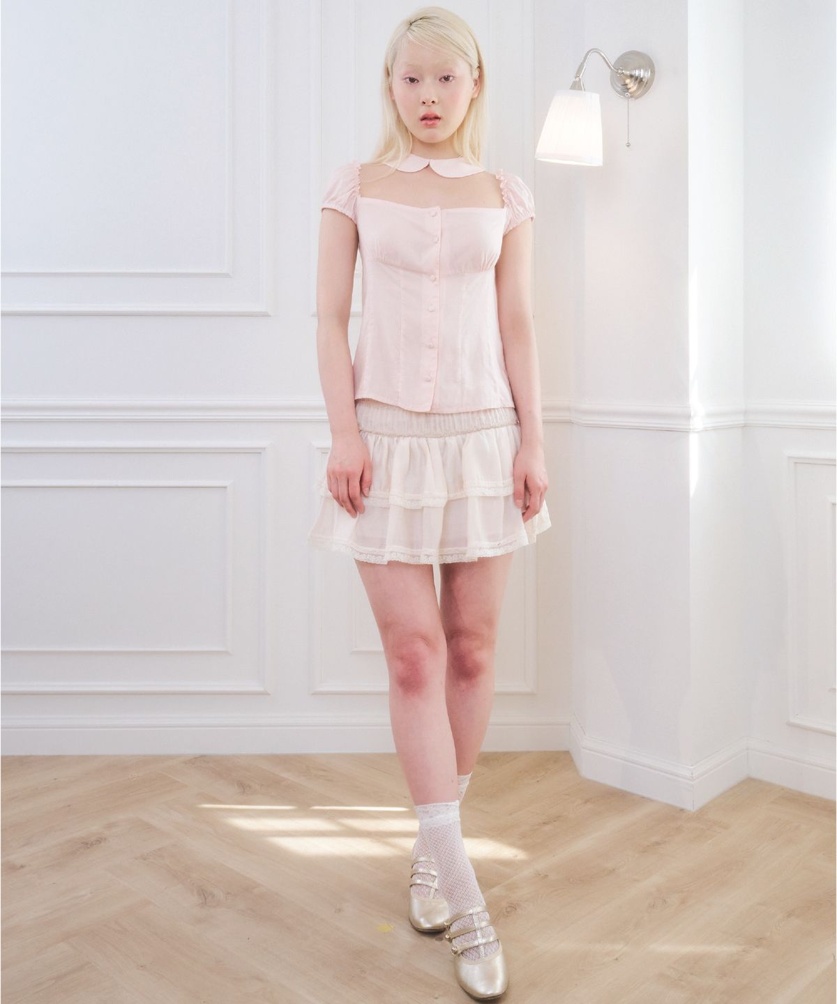 벨리아르(BELLIALEU) PARIS BLOUSE PINK