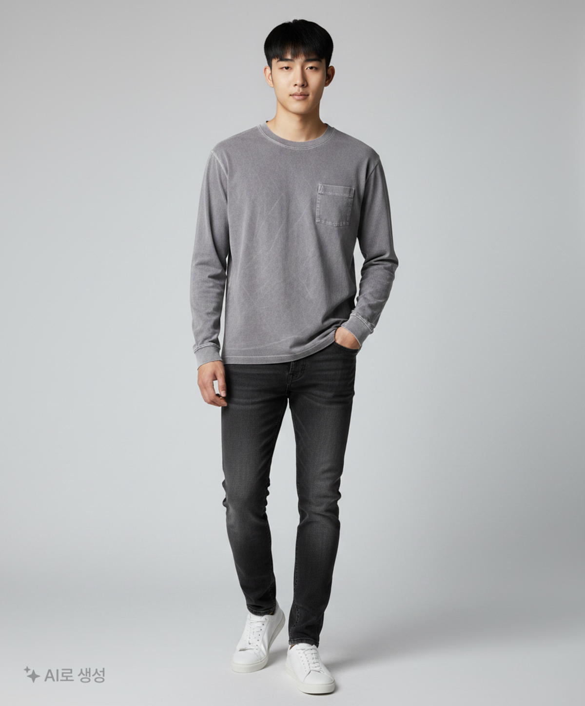 지오다노(GIORDANO) 긴소매 티셔츠 M
