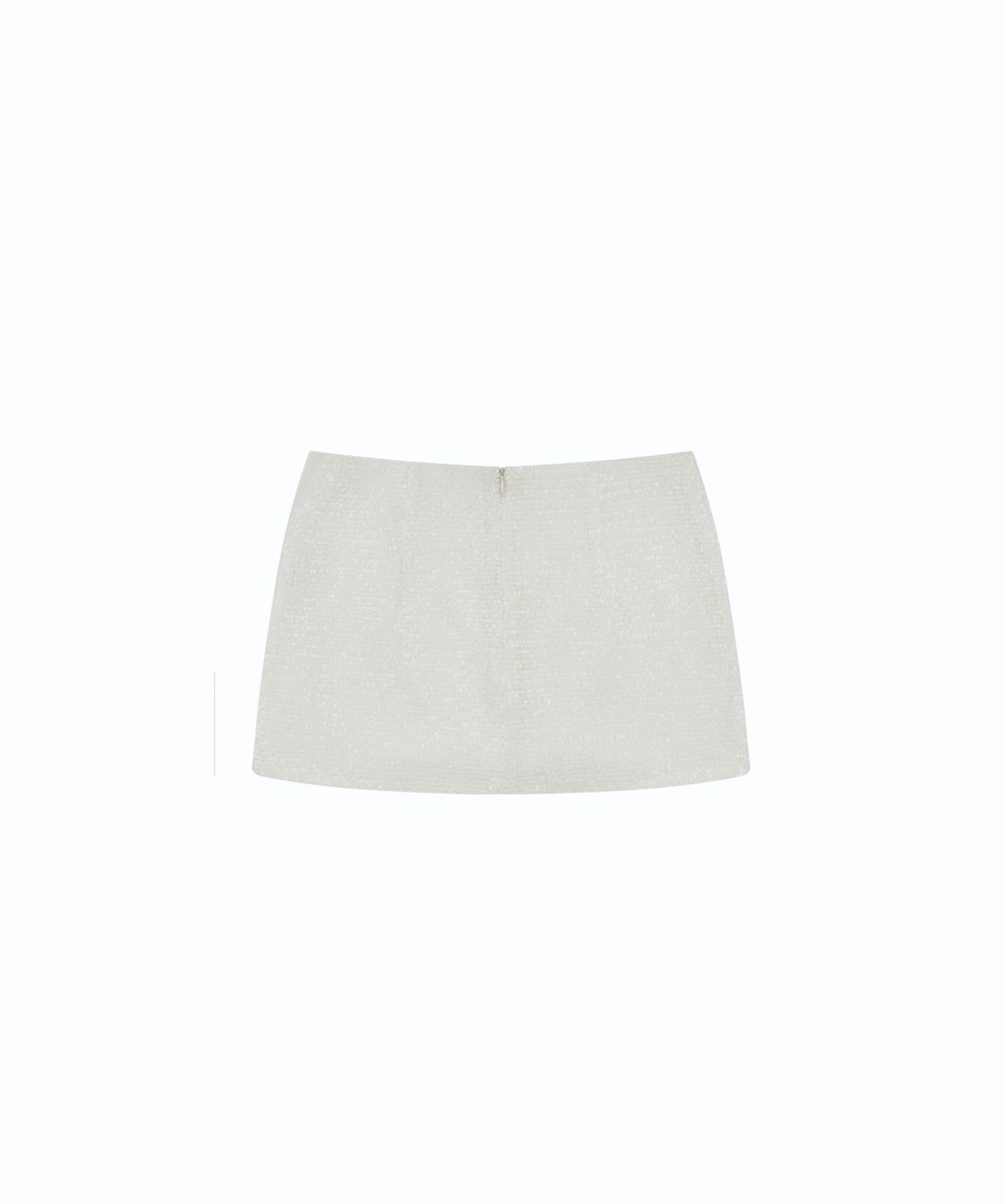 카시코(KASHIKO) Spangle Mini Skirt White