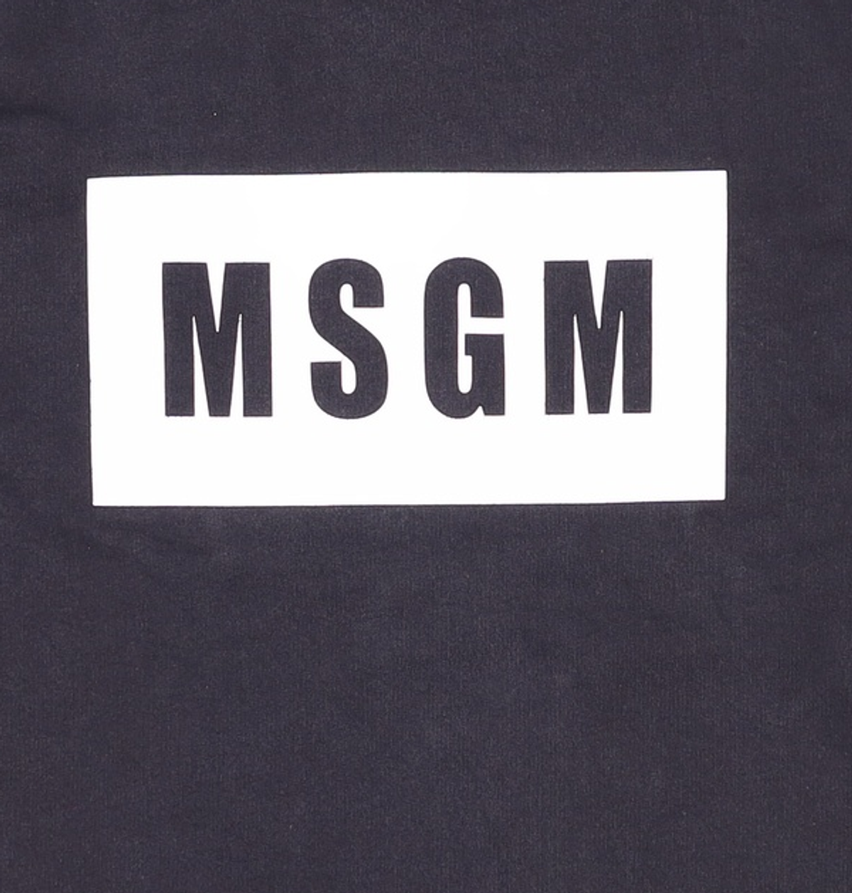 엠에스지엠(MSGM) 22FW 박스 로고 맨투맨 블랙 2000MM523 XL