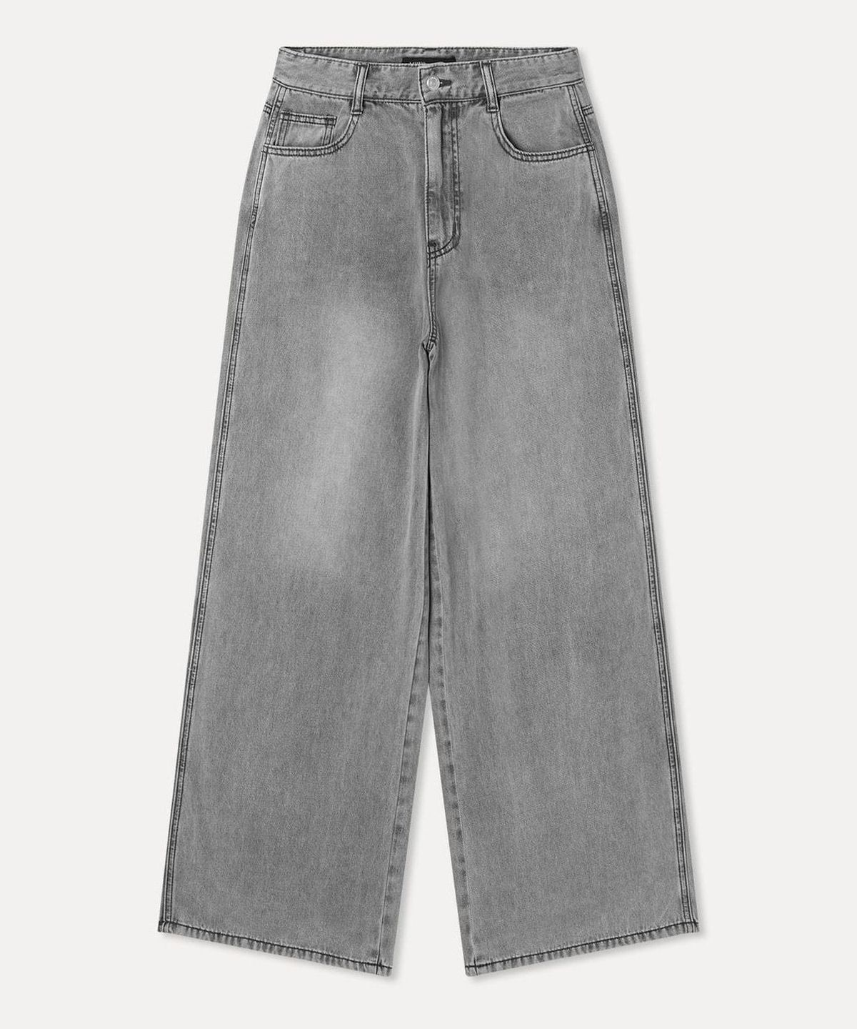 미쏘(MIXXO) 라이트 워싱 와이드핏 데님_MIWTJG723J