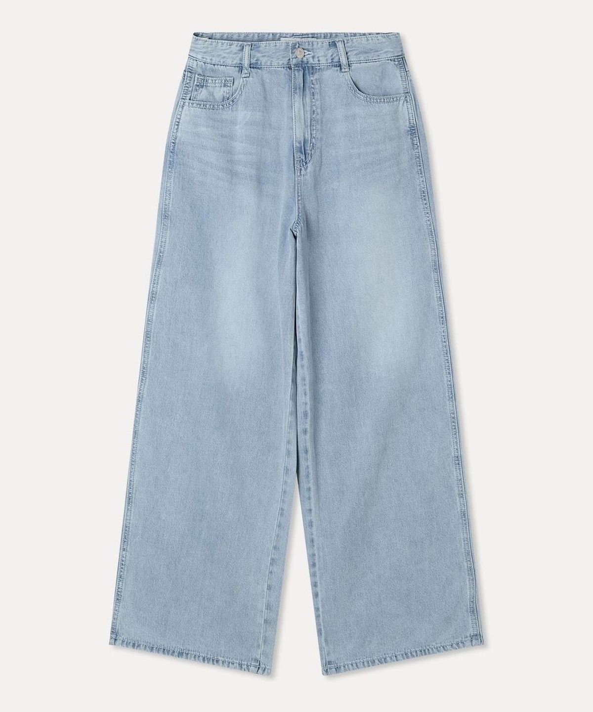 미쏘(MIXXO) 라이트 워싱 와이드핏 데님_MIWTJG723J