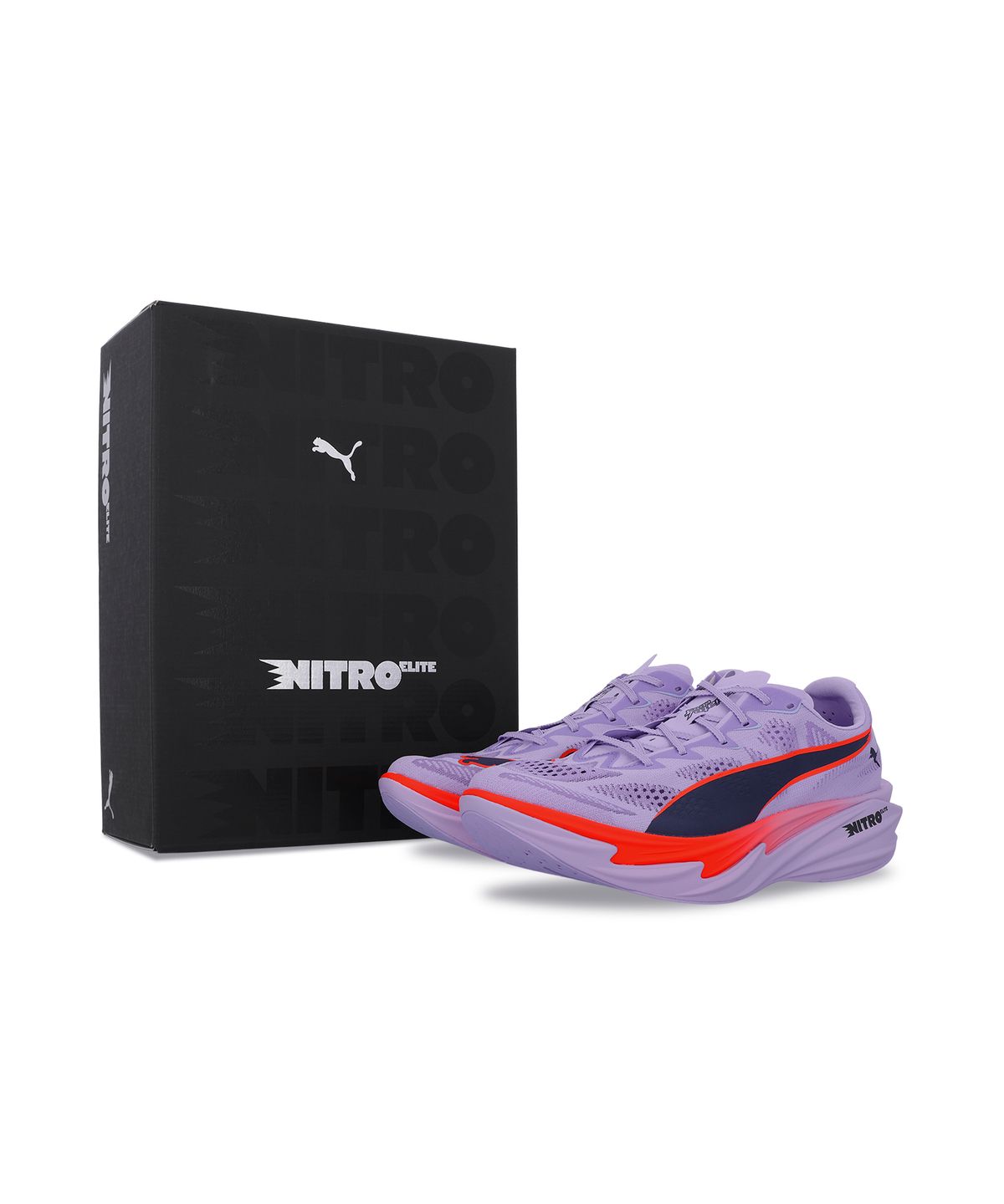 푸마(PUMA) 디비에이트 나이트로 엘리트4 - 라이트라벤더:울트라레드 / 312127-08
