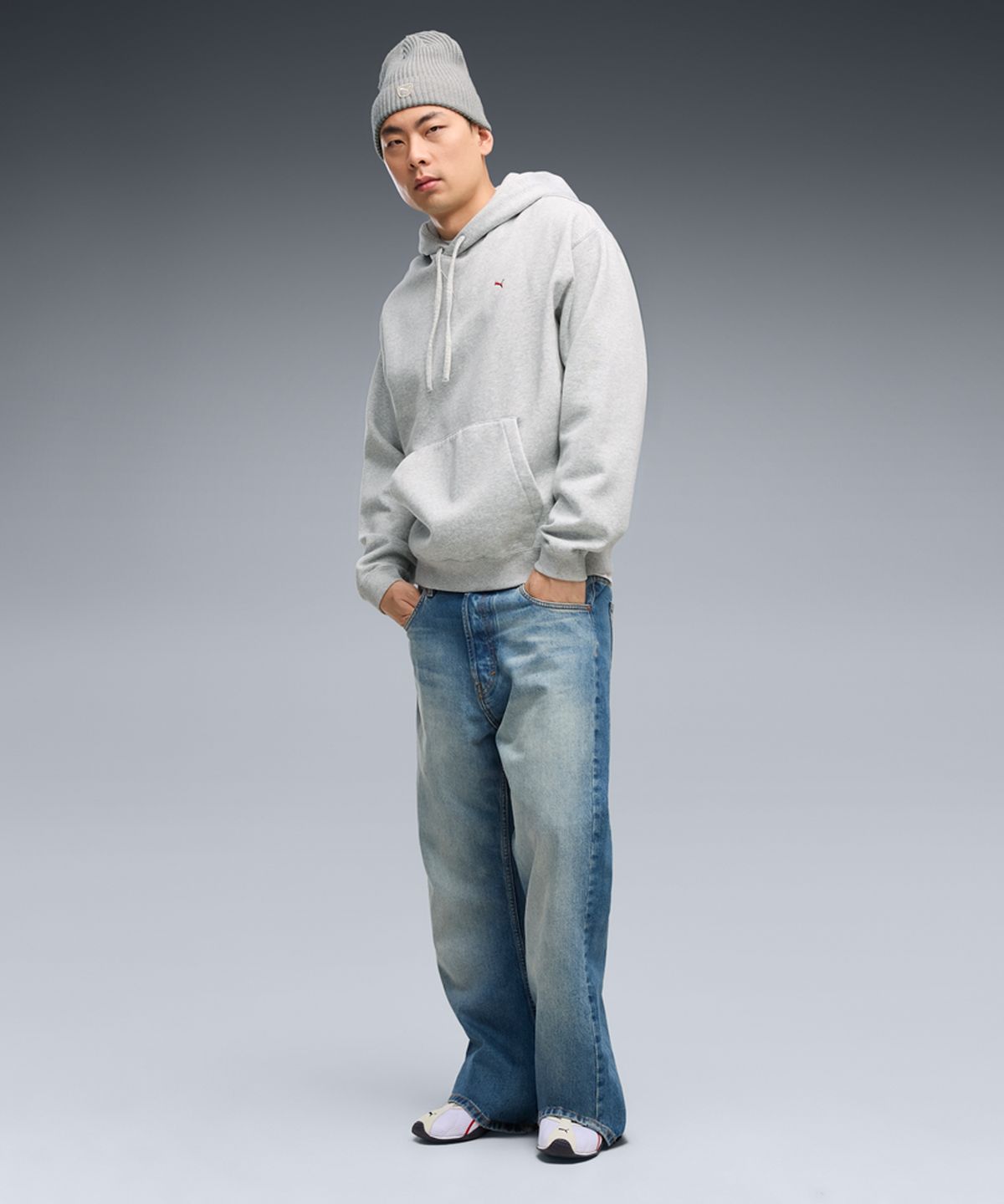 푸마(PUMA) H-Street - 화이트:레드 / 403775-23