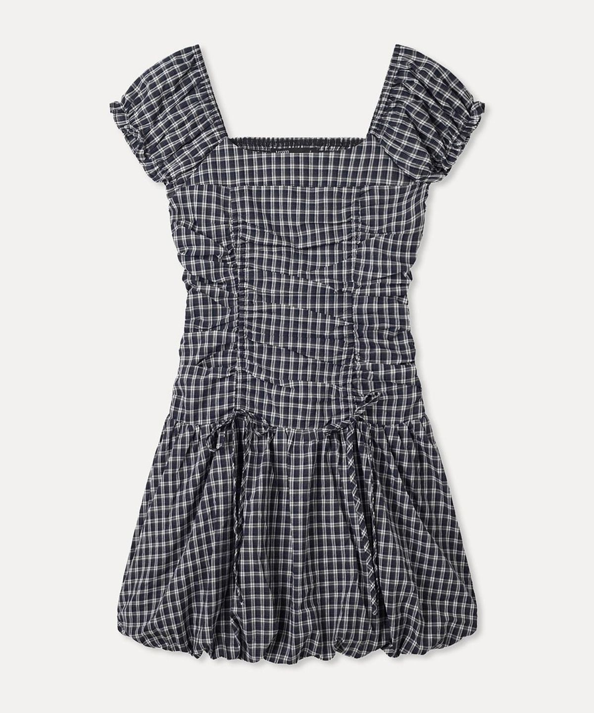 미쏘(MIXXO) 체크 셔링 미니 원피스 RE OWG51TS_MIWOWG70QG