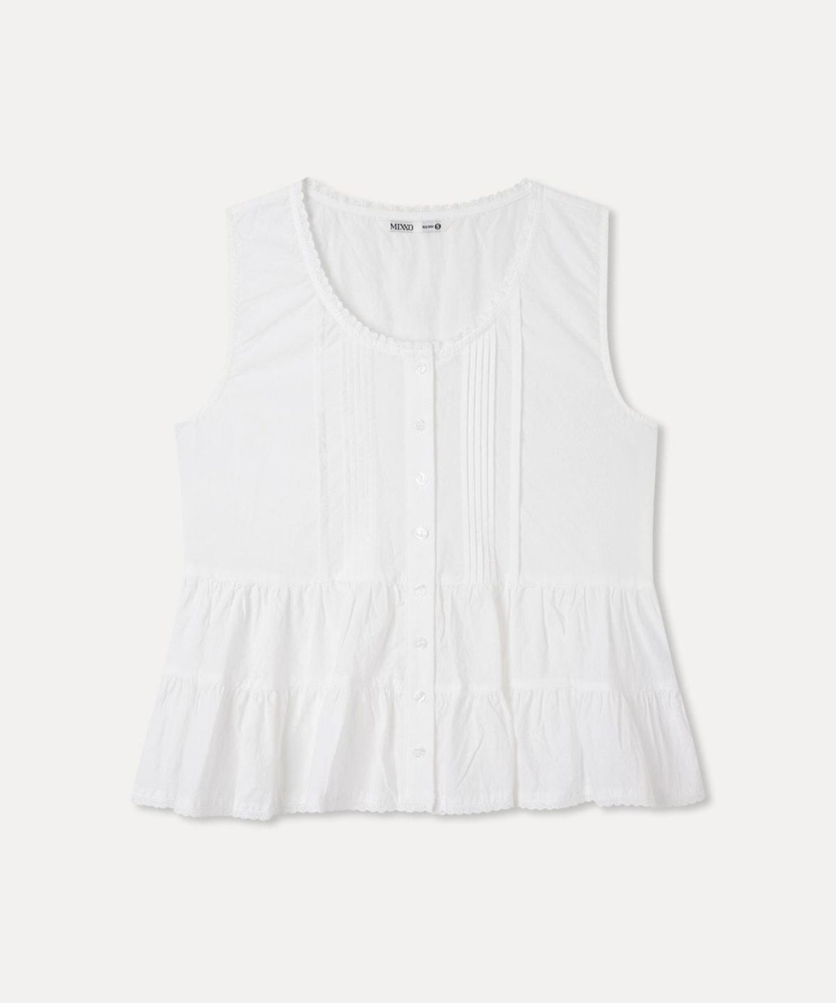 미쏘(MIXXO) 캉캉 나시 블라우스_MIWBNG706G
