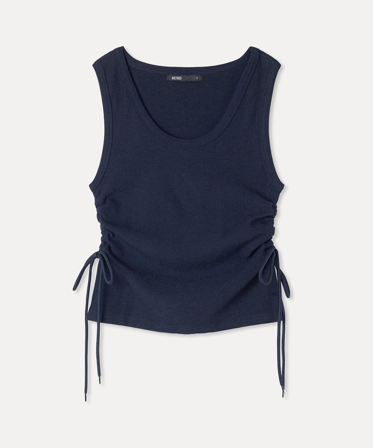 미쏘(MIXXO) 셔링 나시 티셔츠 RE HNG46SS_MIWHNG72QA
