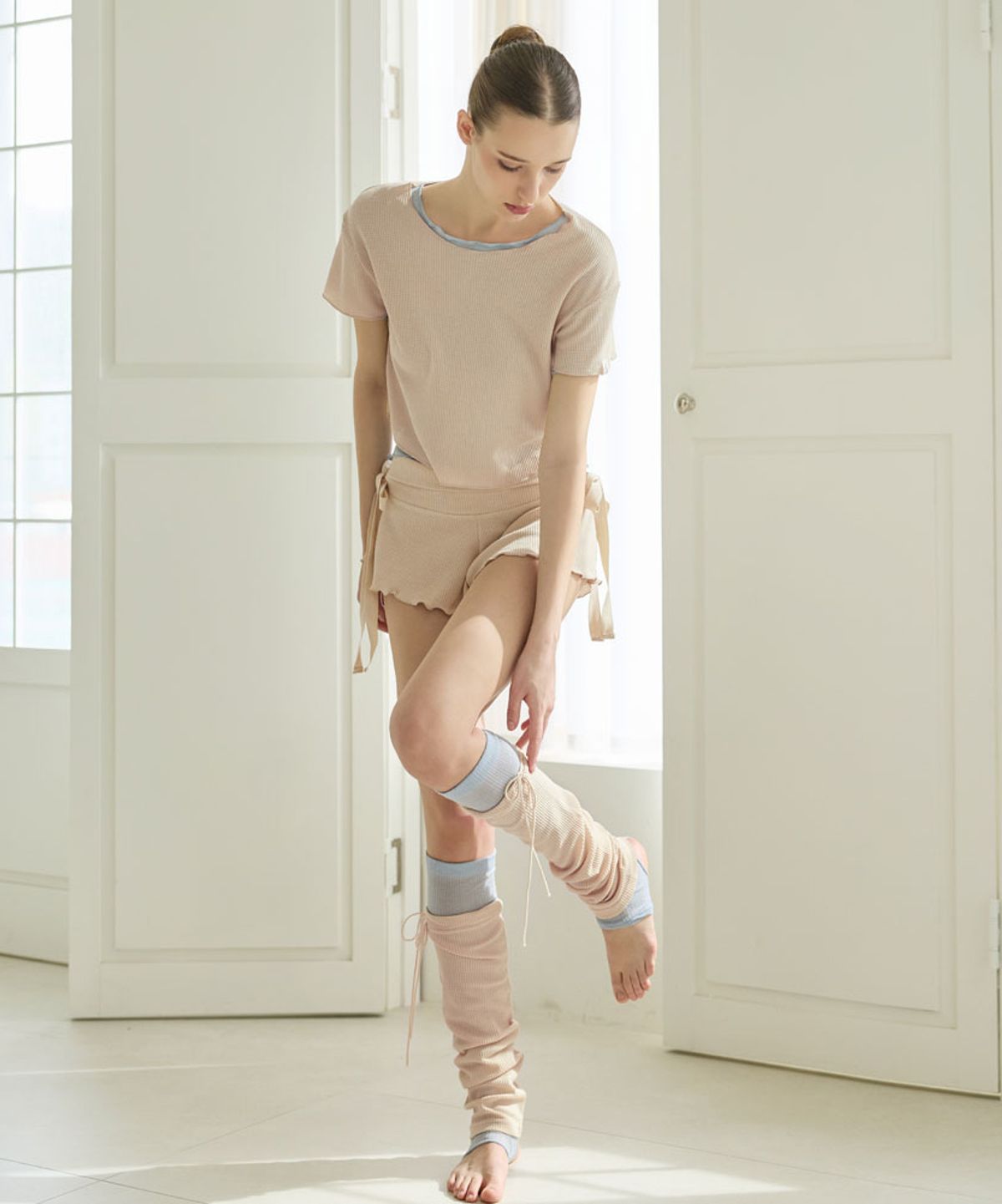 데비웨어(DEVIWEAR) 멜로우 와플 레그 워머 DEVI-S0006 (5colors)