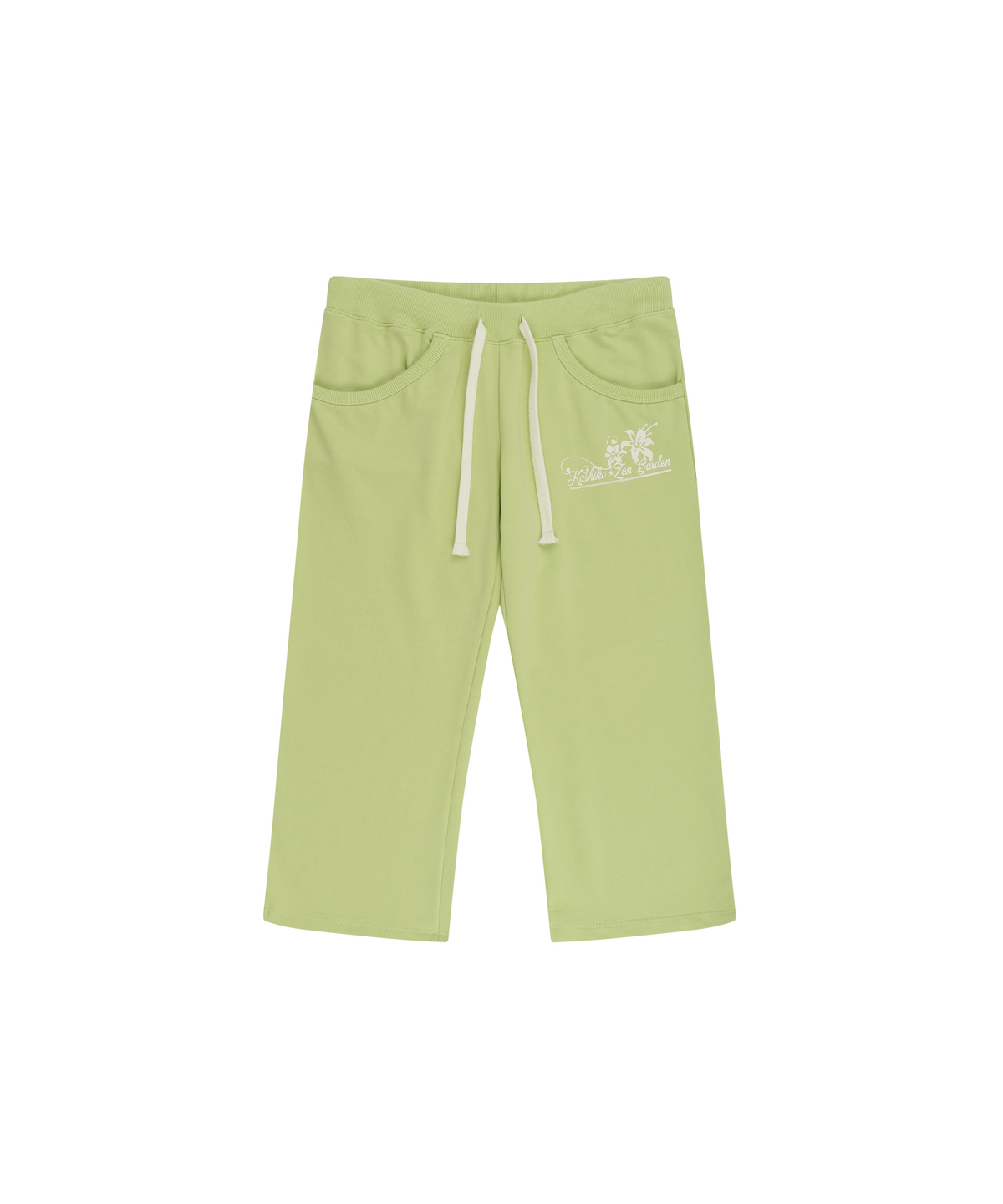 카시코(KASHIKO) Low-Slung Capri Pants Lime