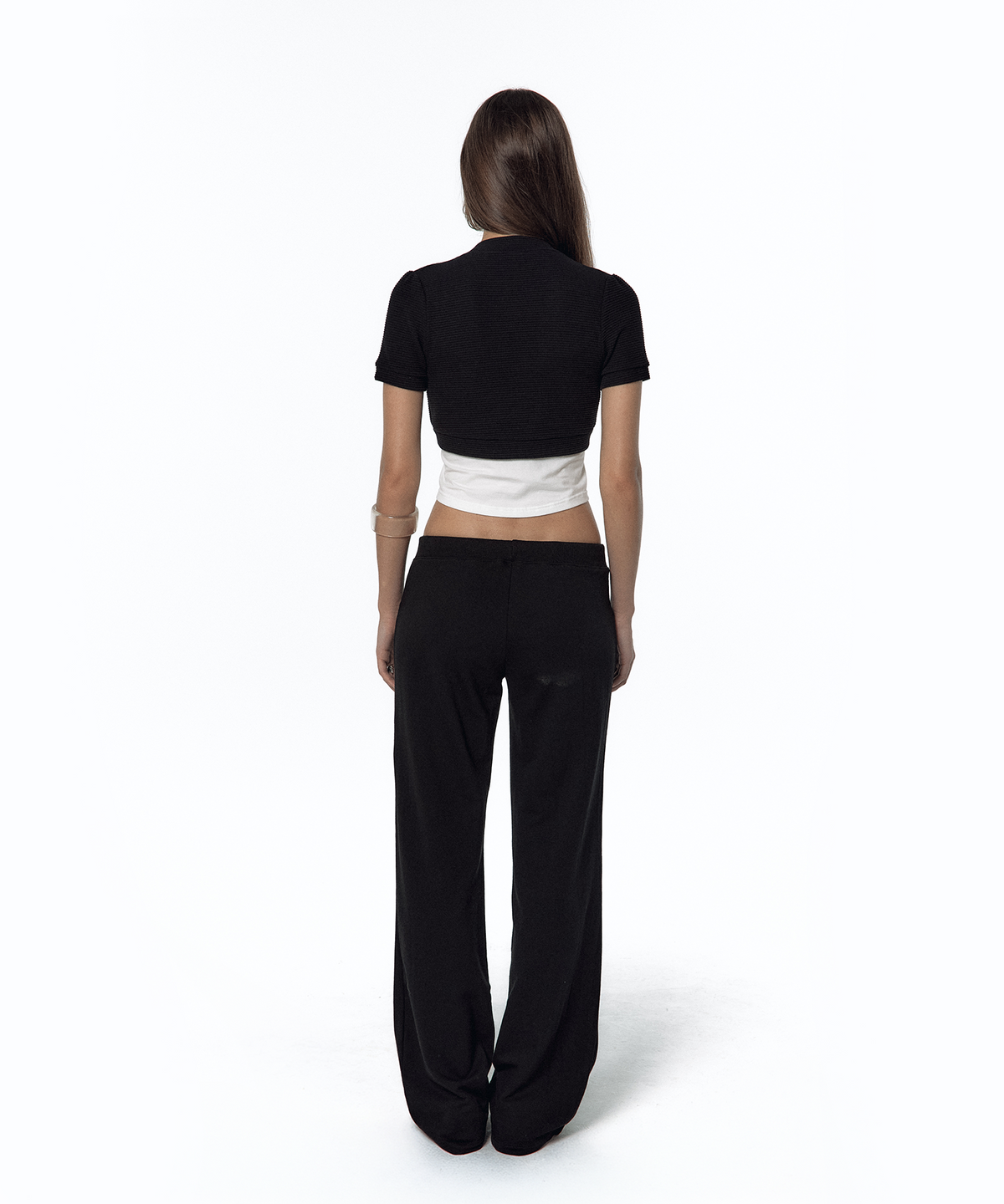 카시코(KASHIKO) 2000s Low-rise Track Pants Black