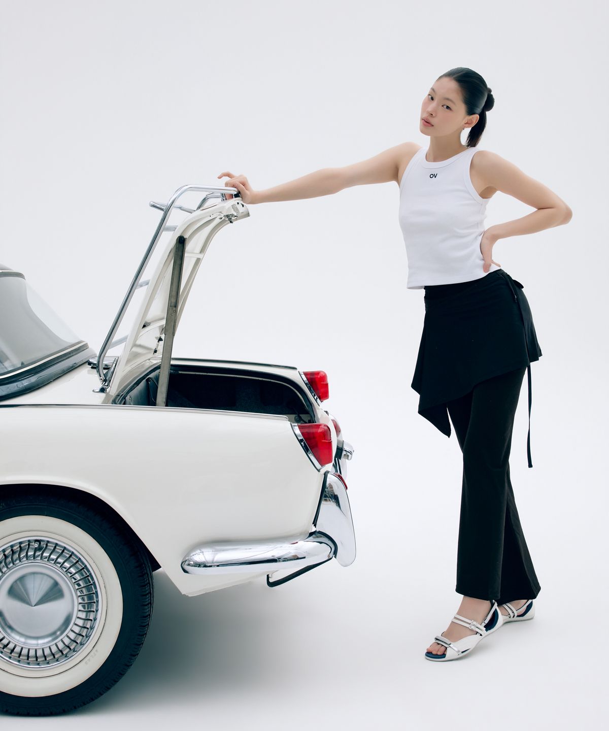 아웃도어 보이스(OUTDOOR VOICES) (W)DRY FLEX COVER-UP SKIRT (IVORY)