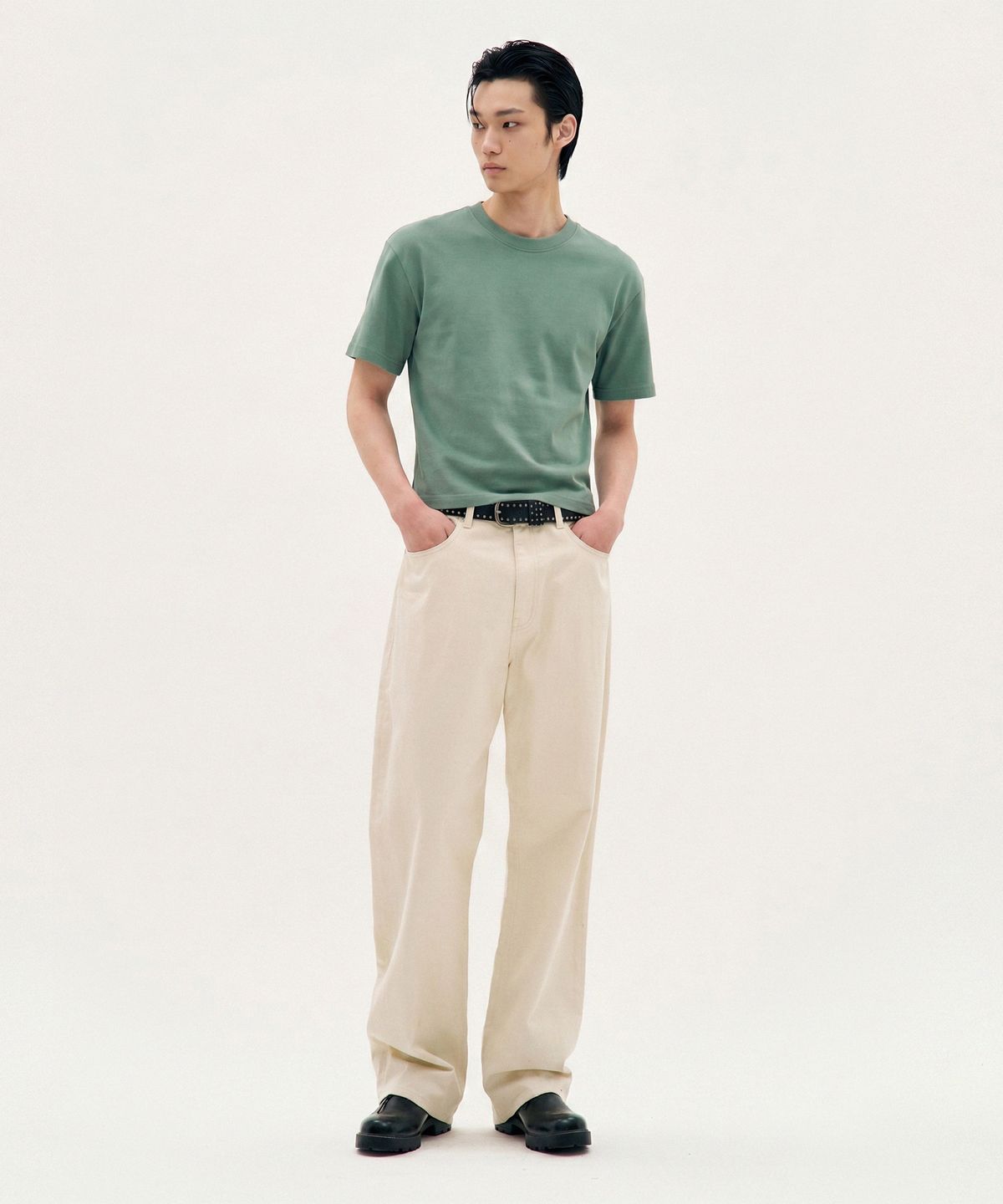 피알씨에스에스(PRCSS) Essential Crop tee - Mint