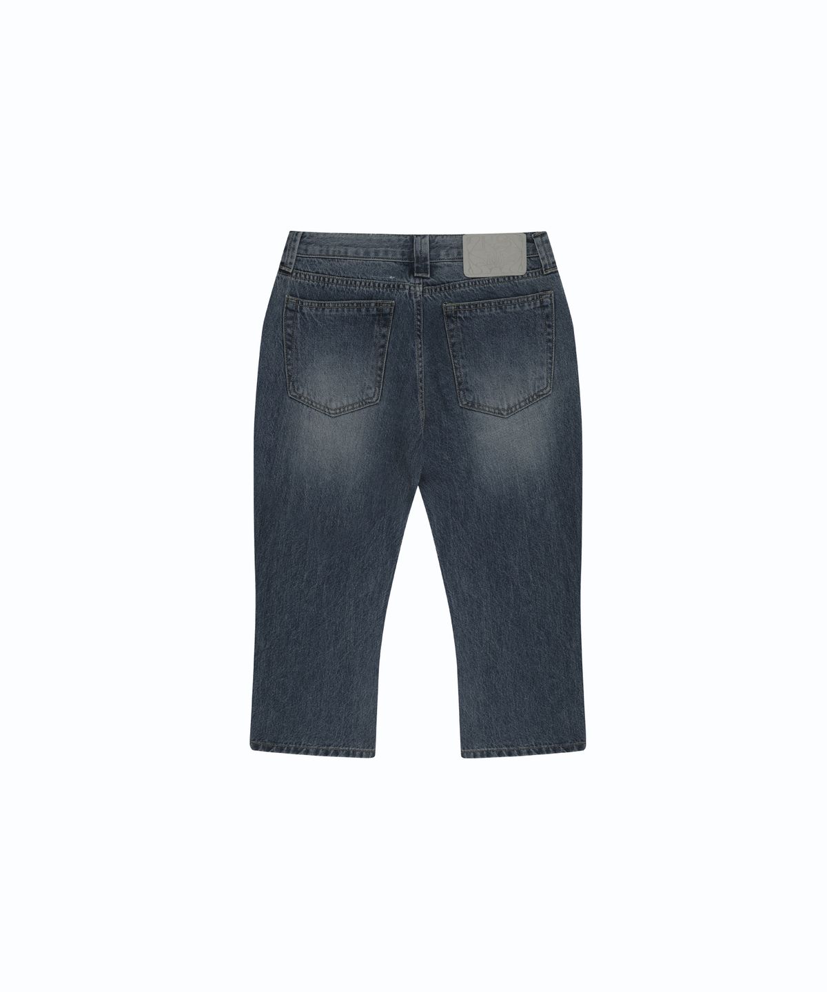 카시코(KASHIKO) Split Pocket Capri Jeans Blue