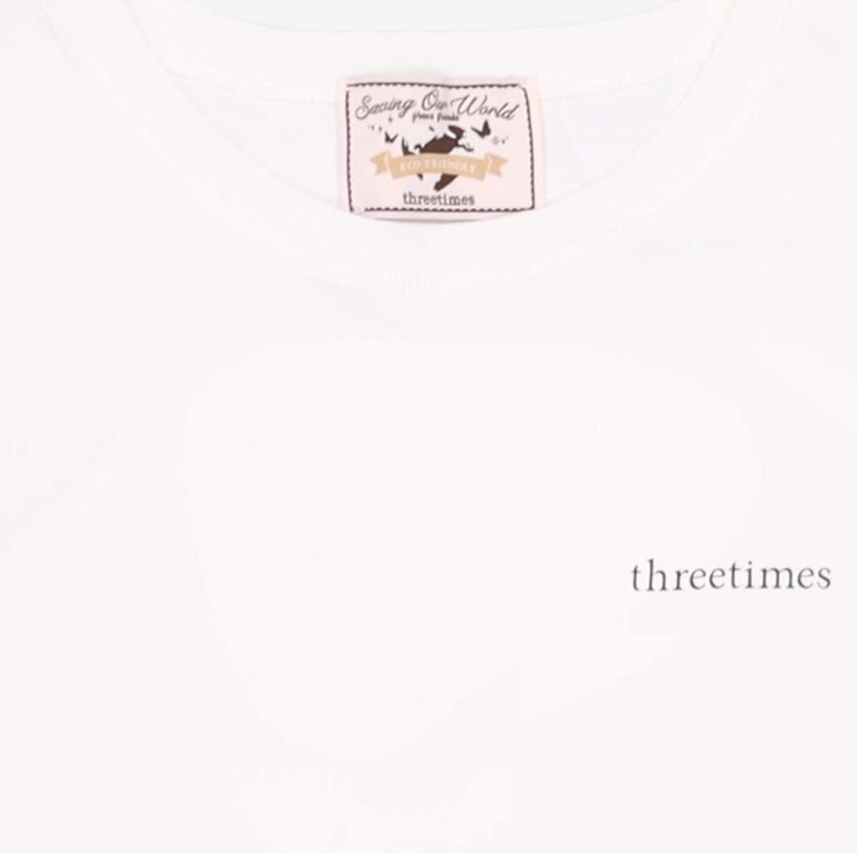 쓰리타임즈(THREETIMES) 반소매 티셔츠