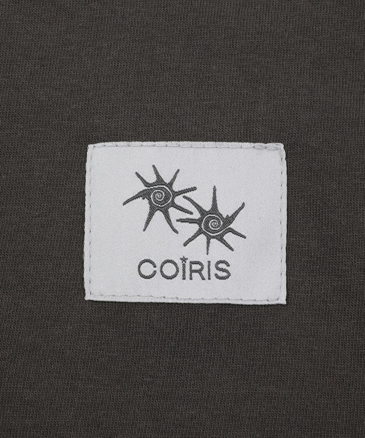 코이리스(COIRIS) 로넥 백 레터링 롱 슬리브 티 (4컬러)